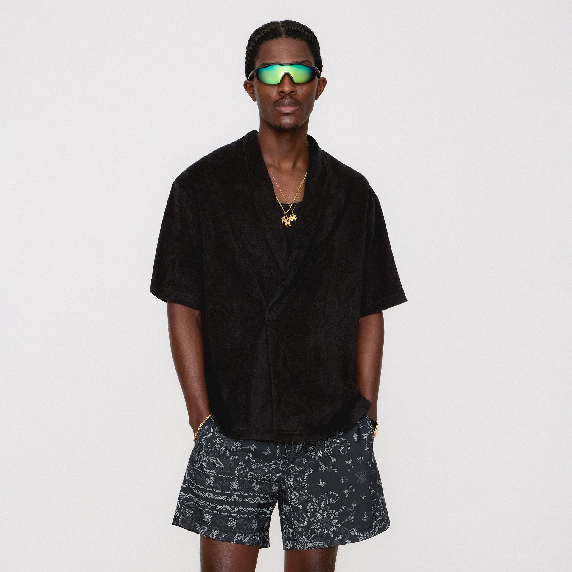 Kith Terry Thompson Crossover Shirt - Black