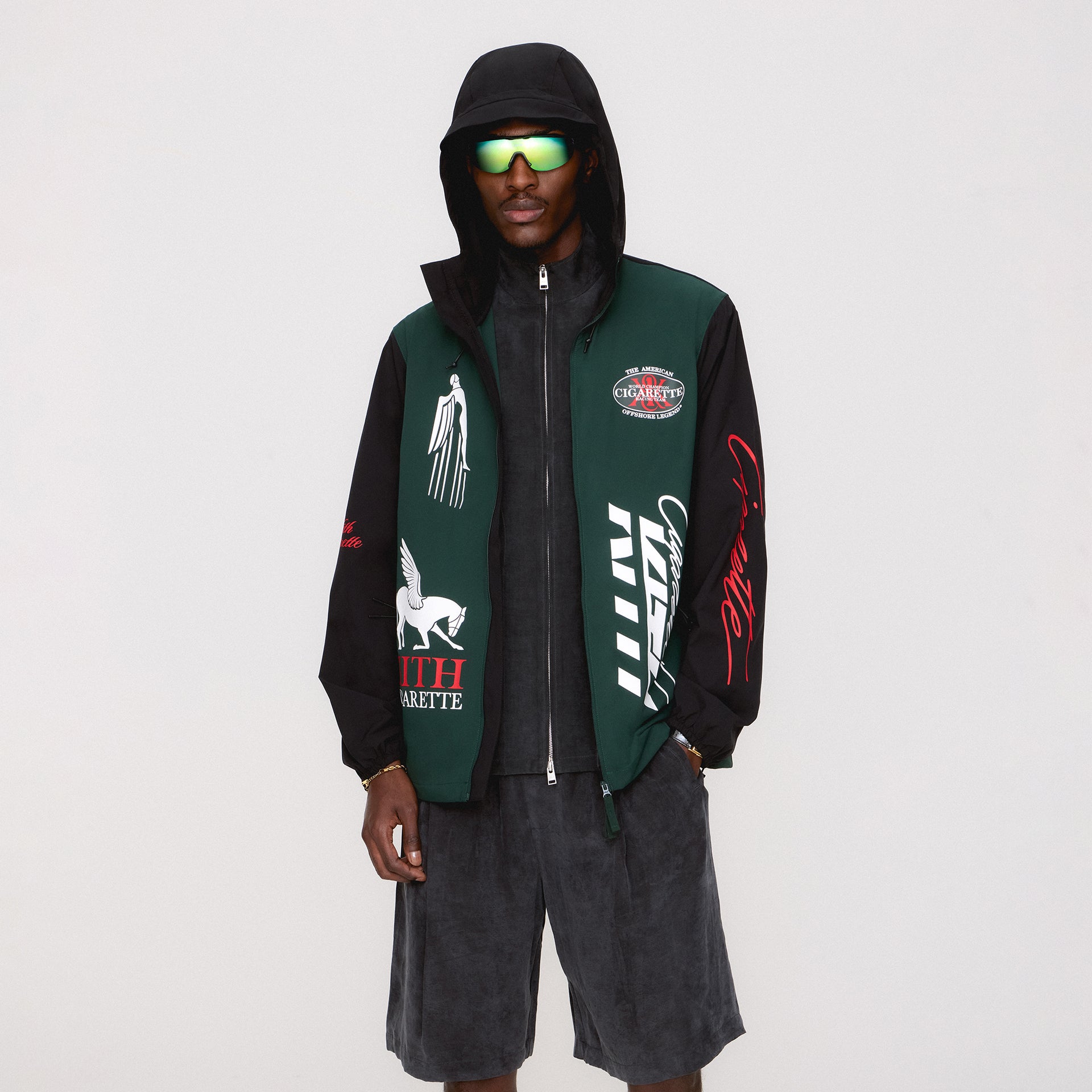 Kith for Cigarette Racing Damien Windbreaker - Stadium