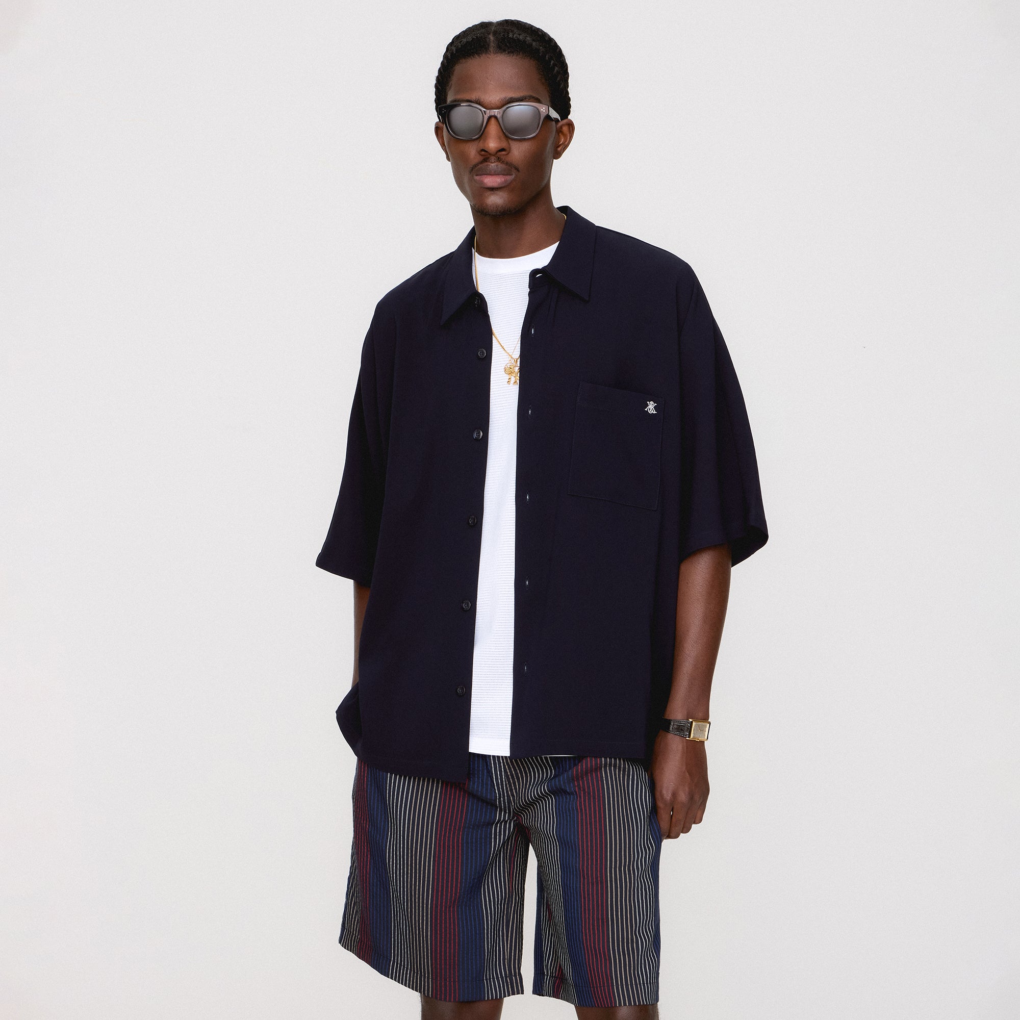 Kith Lace Reade Shirt - Ink