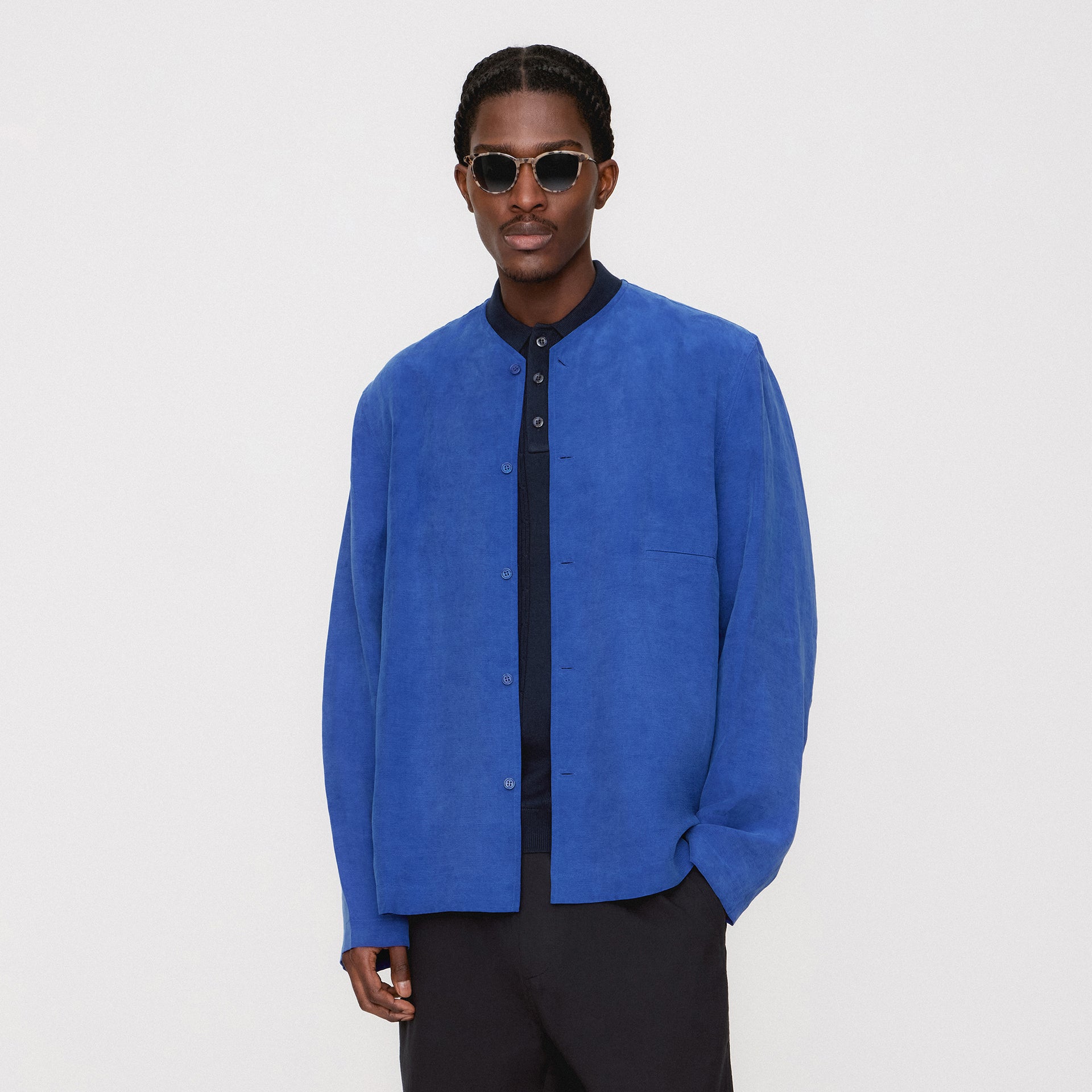 Kith Cupro Linen Caelen Shirt - Current