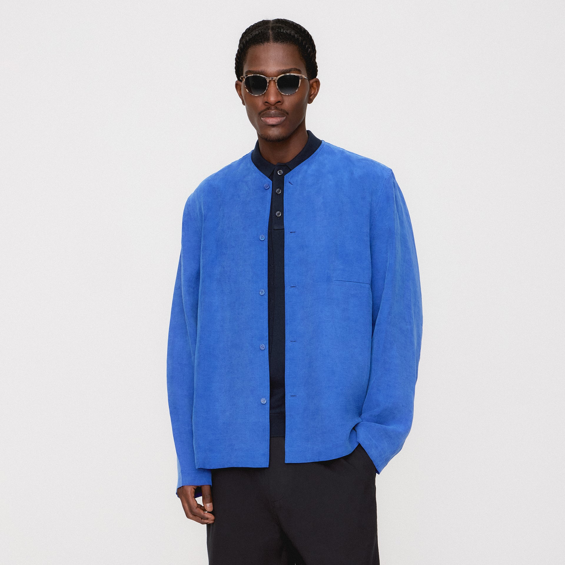 Kith Cupro Linen Caelen Shirt - Current