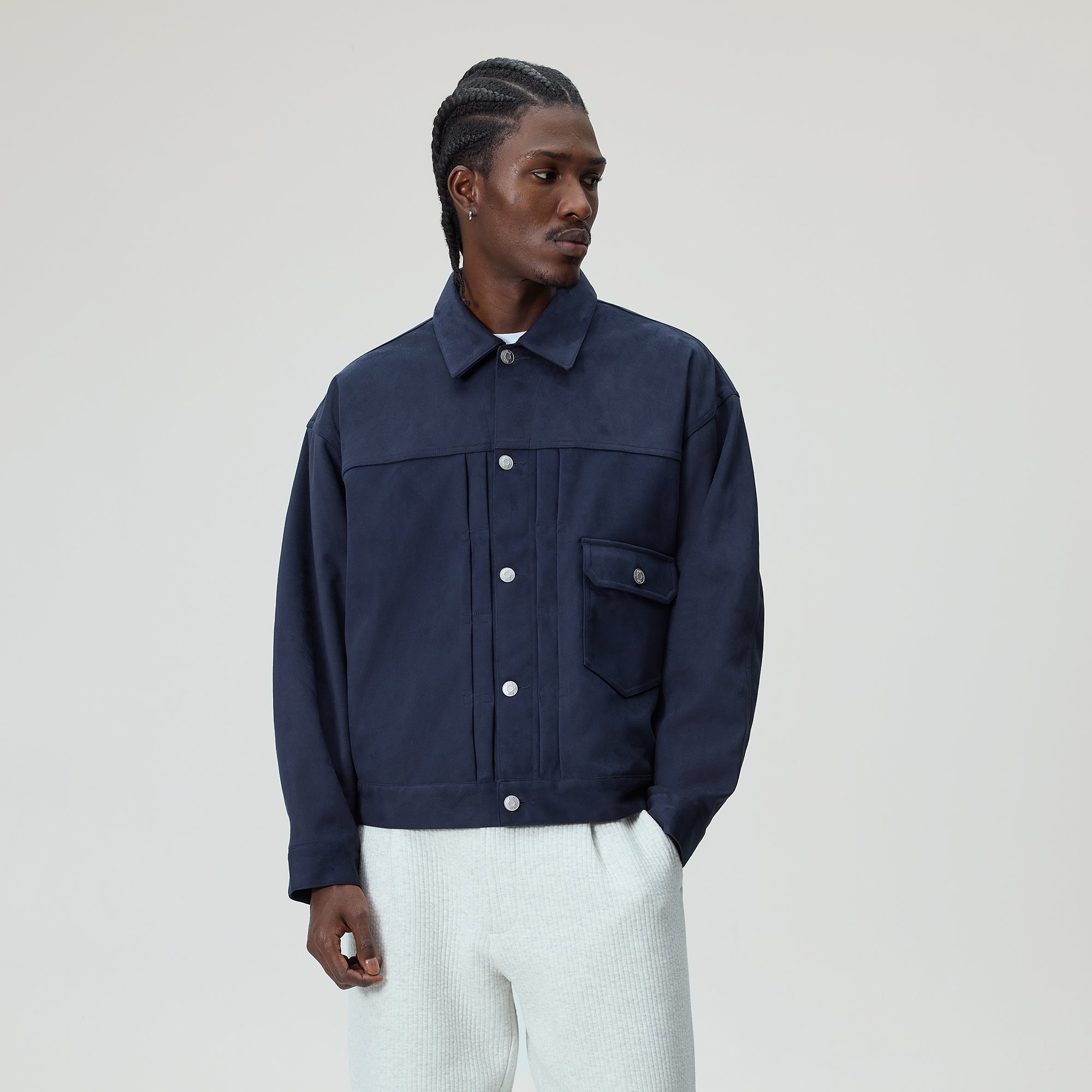 Kith Alonzo Microsuede Jacket - Nocturnal