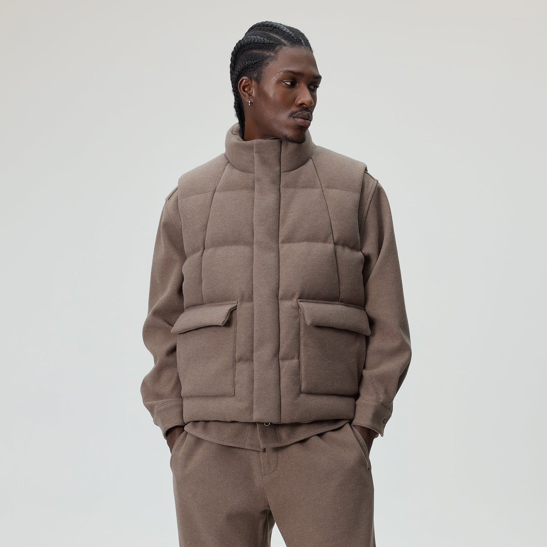 Kith Felted Jersey Midi Vest - Poise - PH