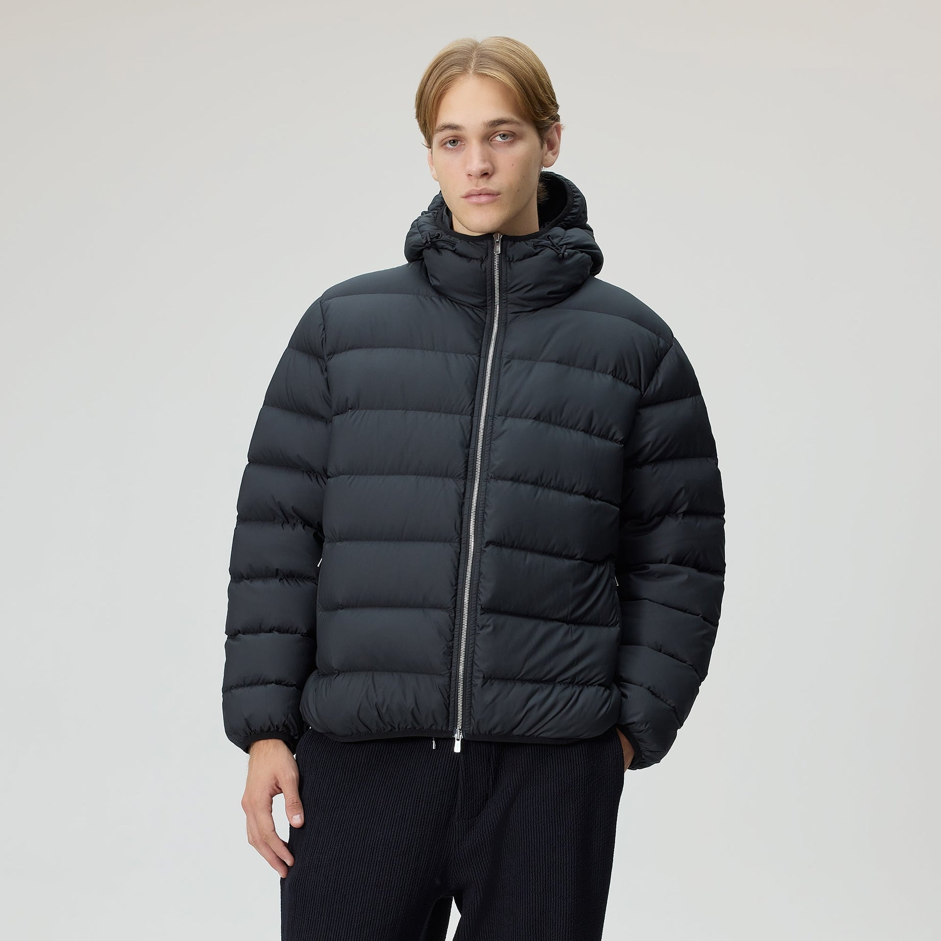 Kith Camron Lightweight Down Puffer Jacket - Black - PH
