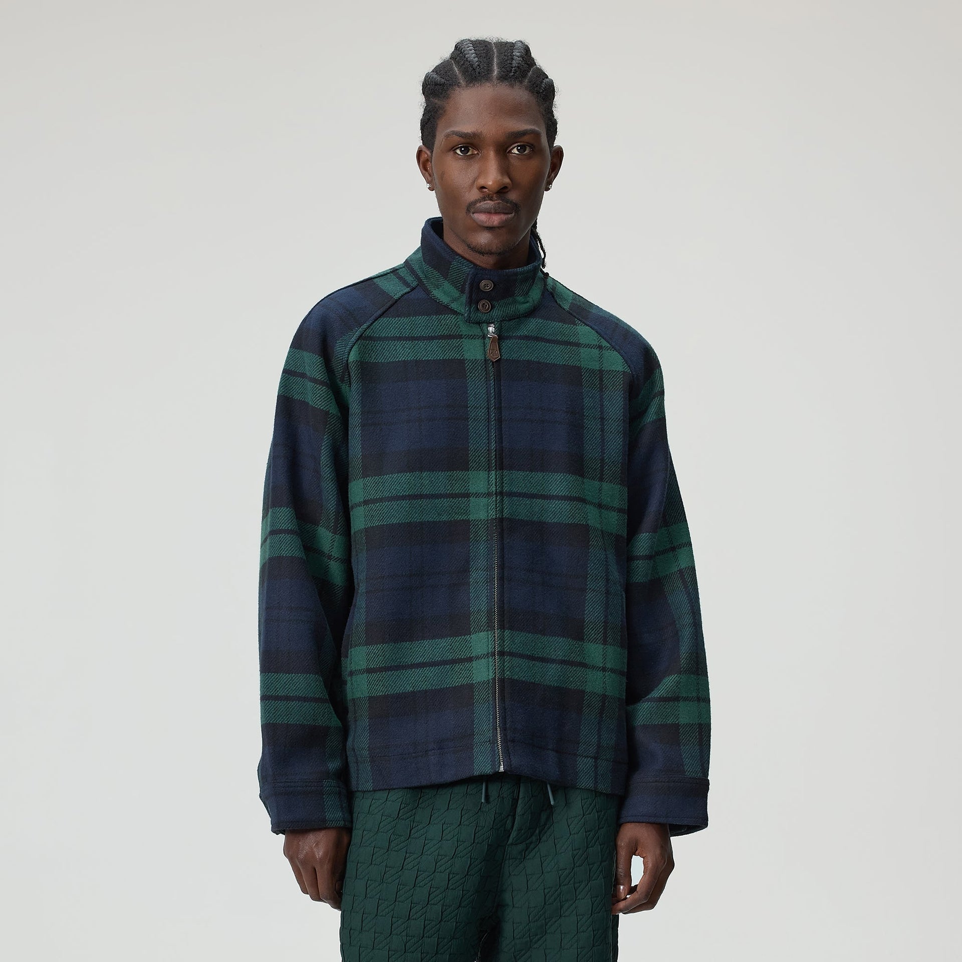 Kith Brushed Plaid Harrington Jacket - Eve - PH