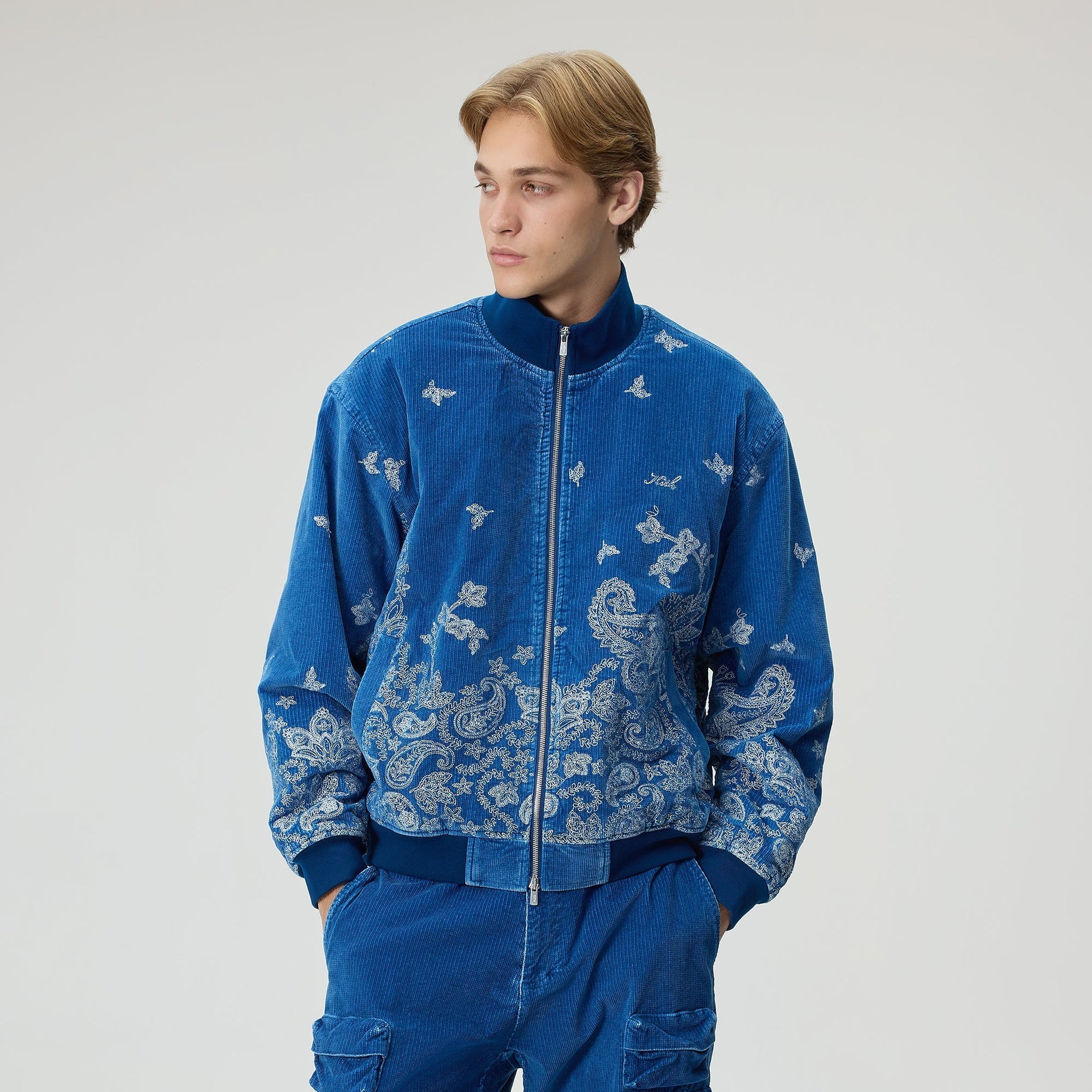 Kith Indigo Cord Avery Jacket - Cyanotype - PH