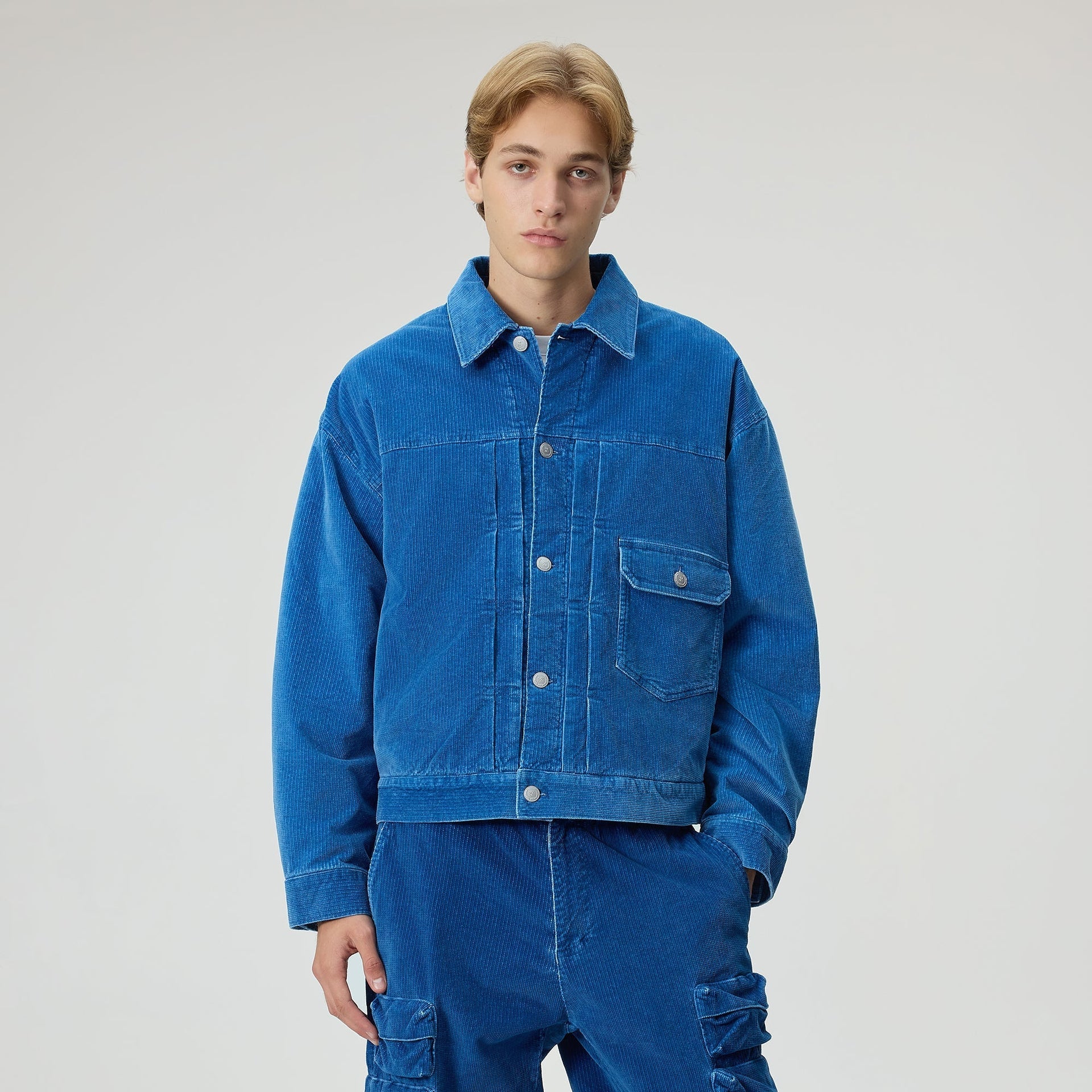 Kith Indigo Cord Alonzo Jacket - Cyanotype - PH