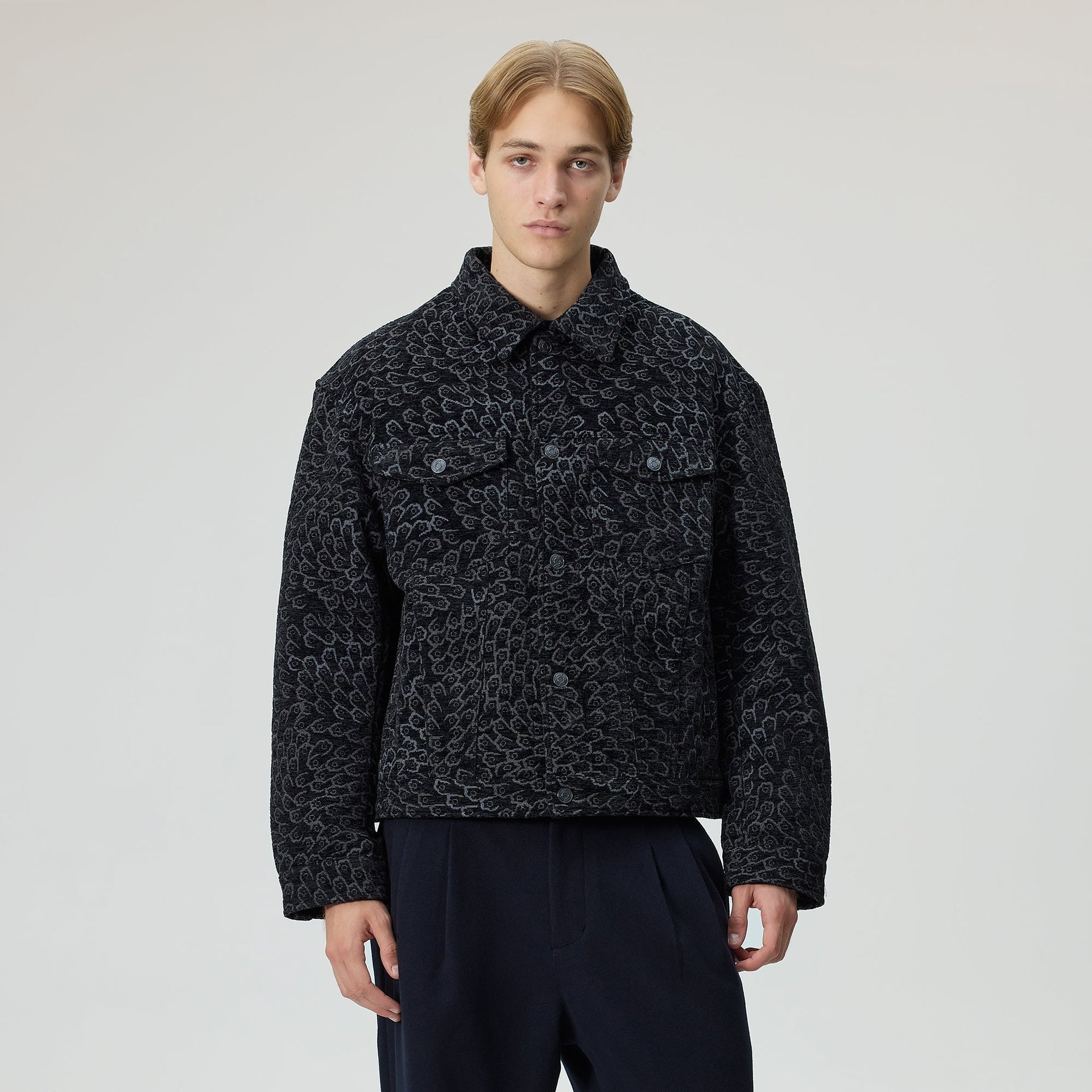 Kith Puffed Jase Tapestry Jacket - Black - PH