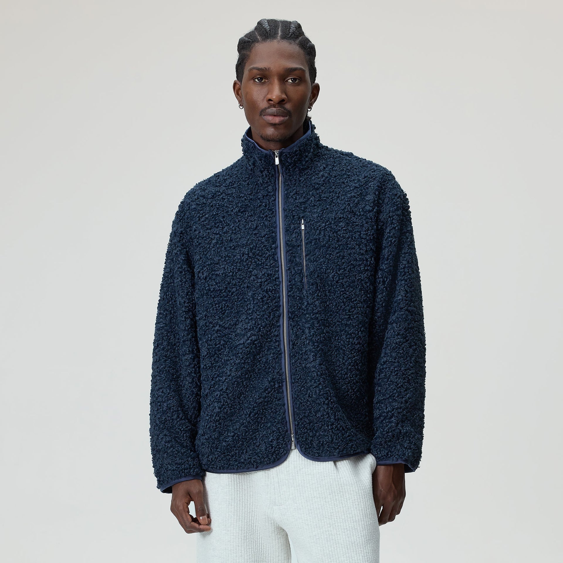 Kith Curly Sherpa Antony Full Zip - Trench - PH