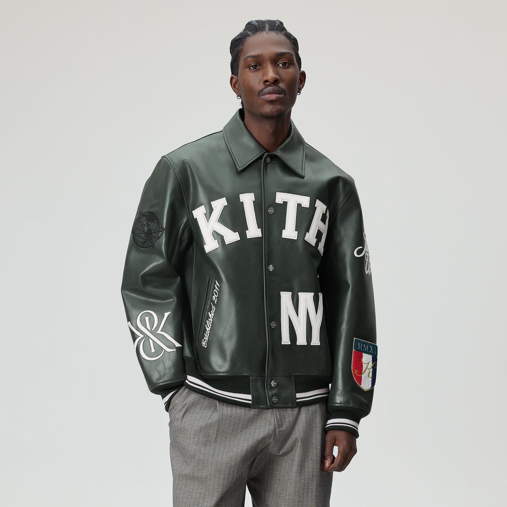 Kith Leather Varsity Jacket - Stadium - PH
