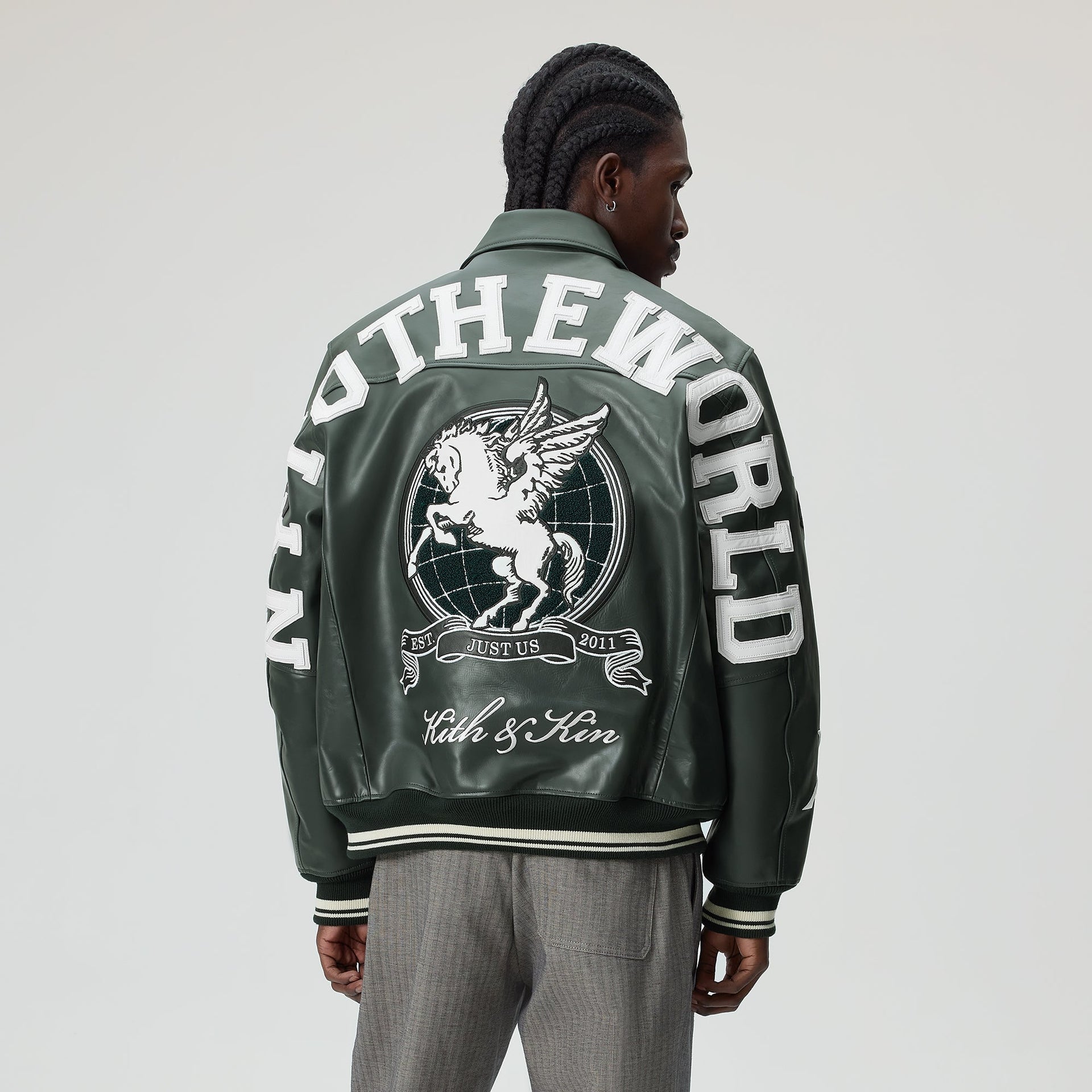 Kith Leather Varsity Jacket - Stadium - PH