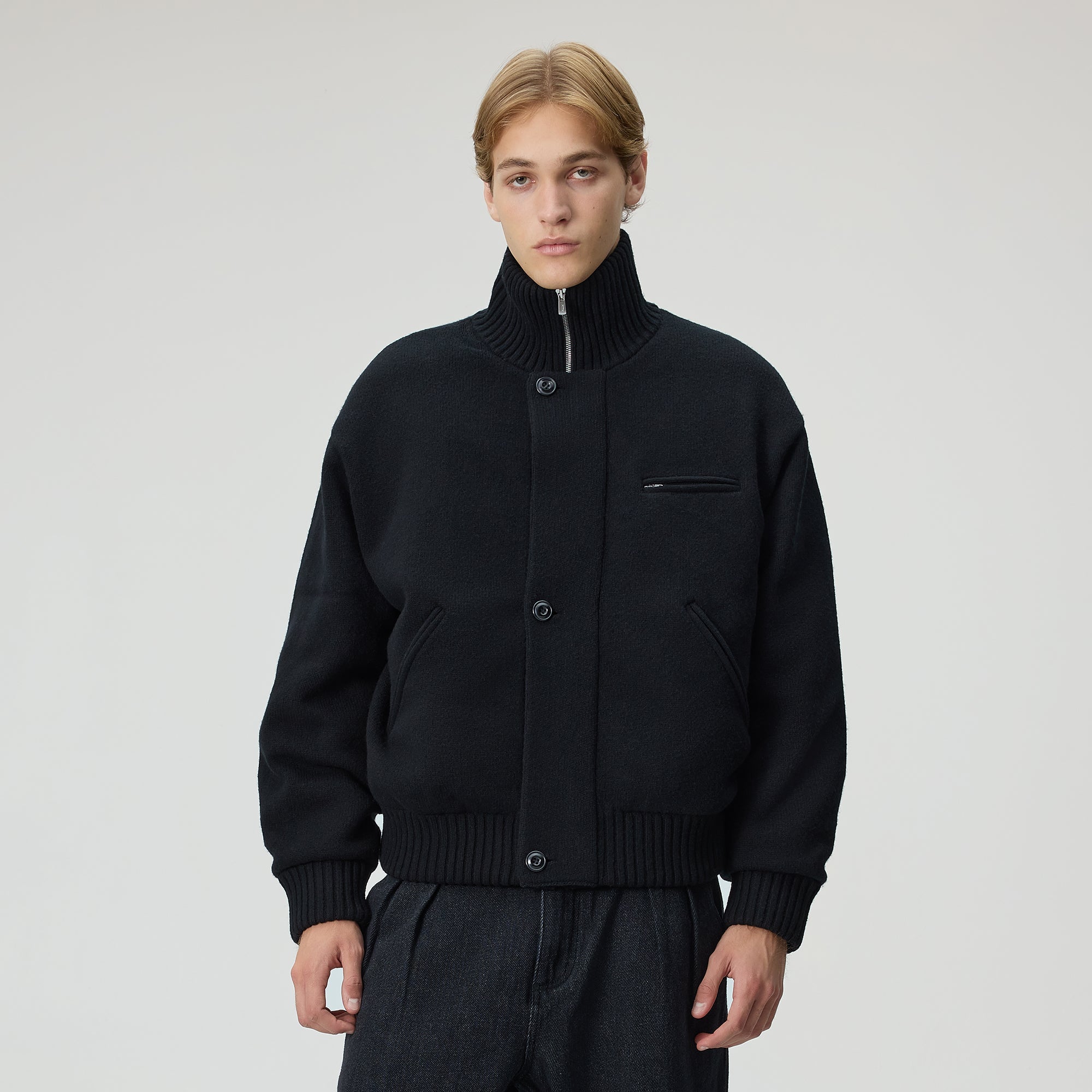 &Kin Darwin Knit Puffer - Black – Kith