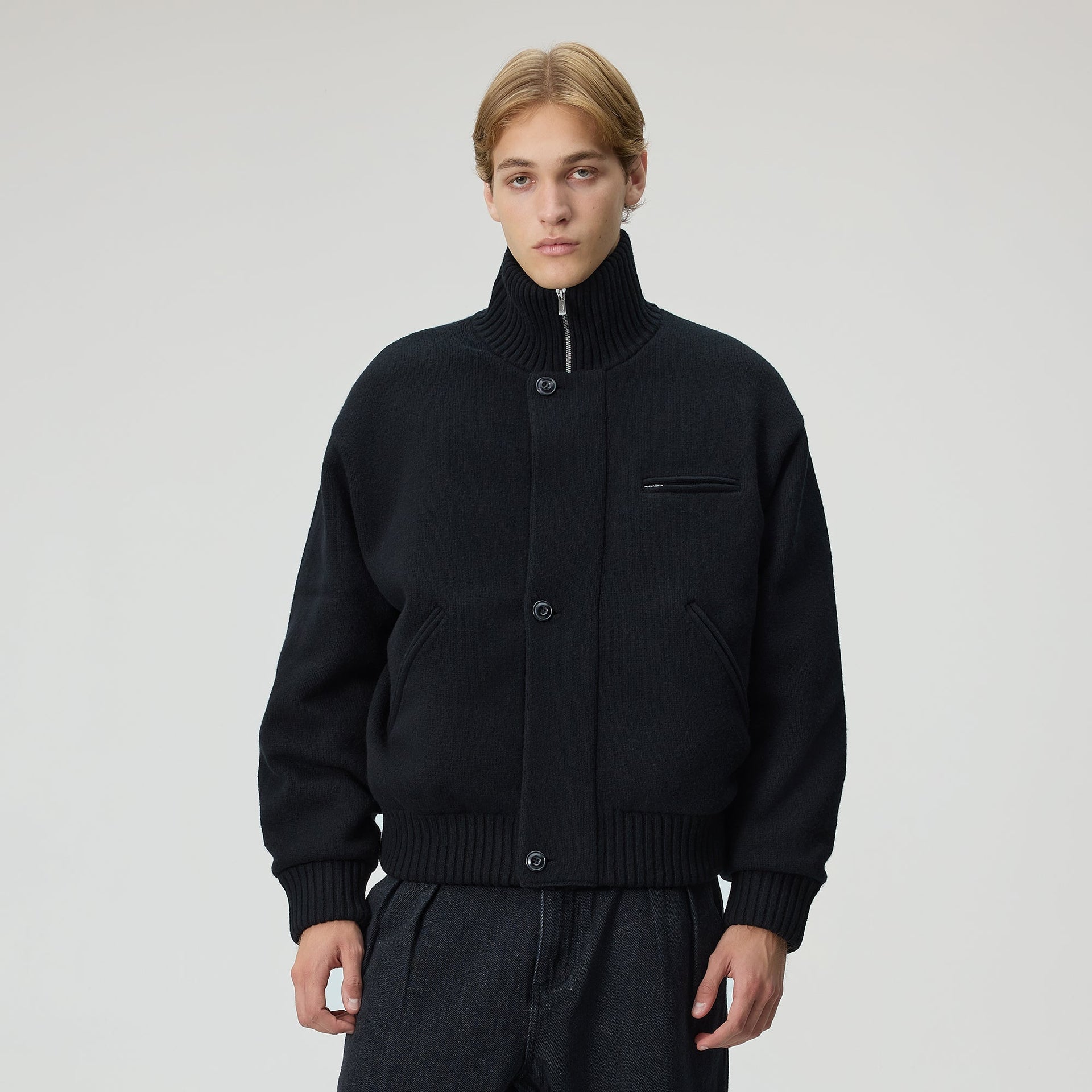 &Kin Darwin Knit Puffer - Black - PH