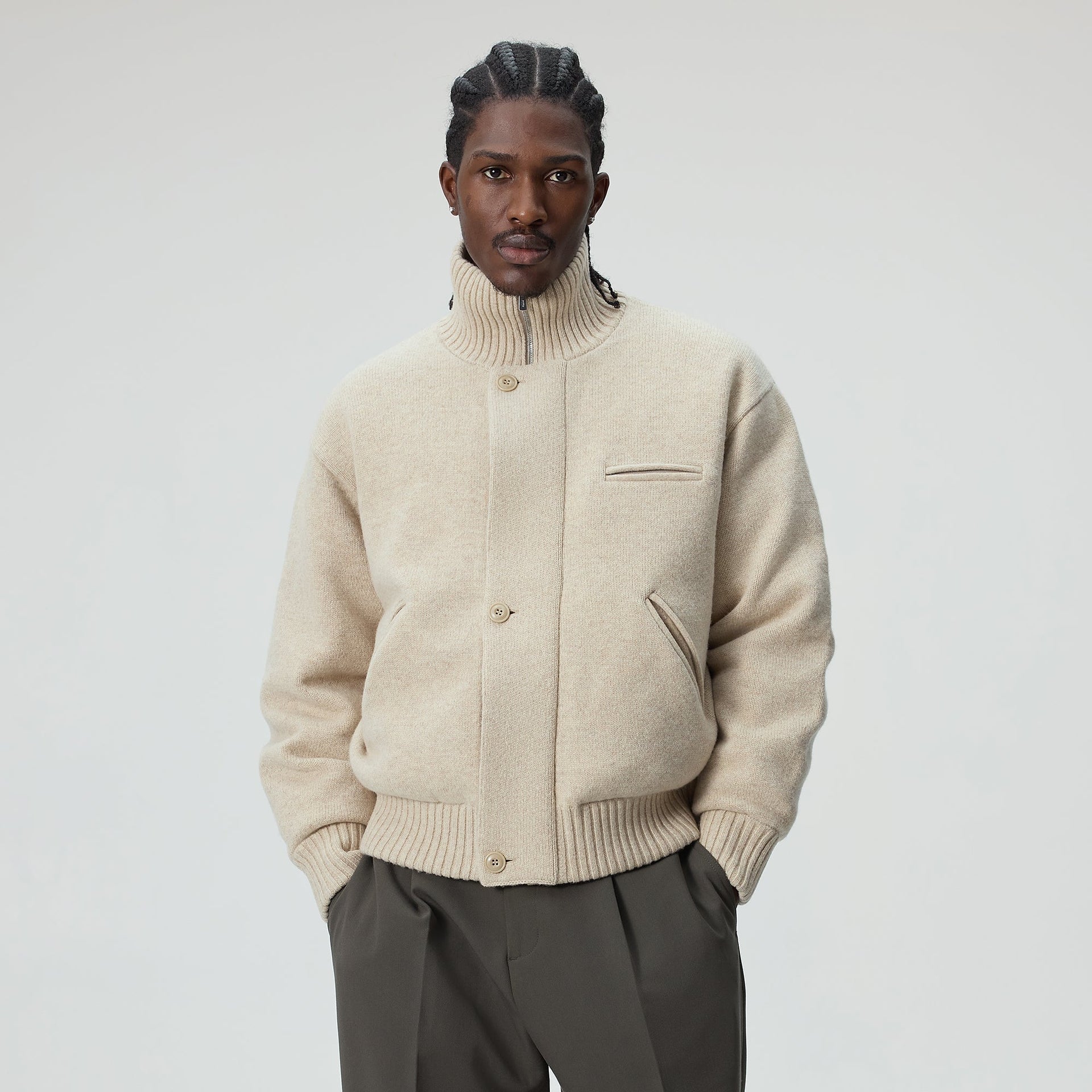 &Kin Darwin Knit Puffer - Canvas - PH