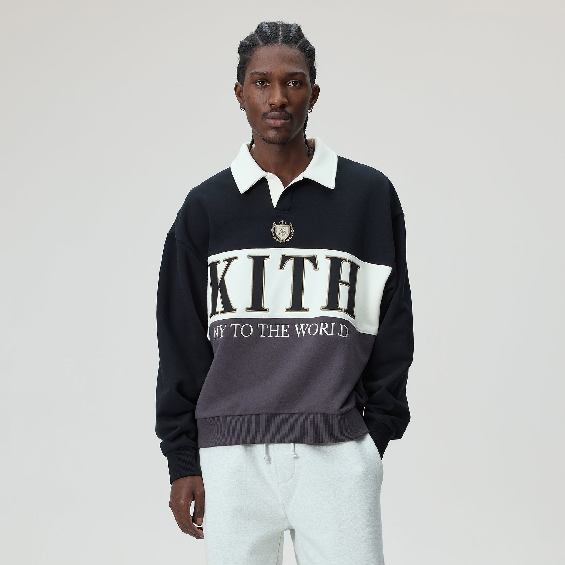 Kith Nelson Rugby Pullover - Black - PH