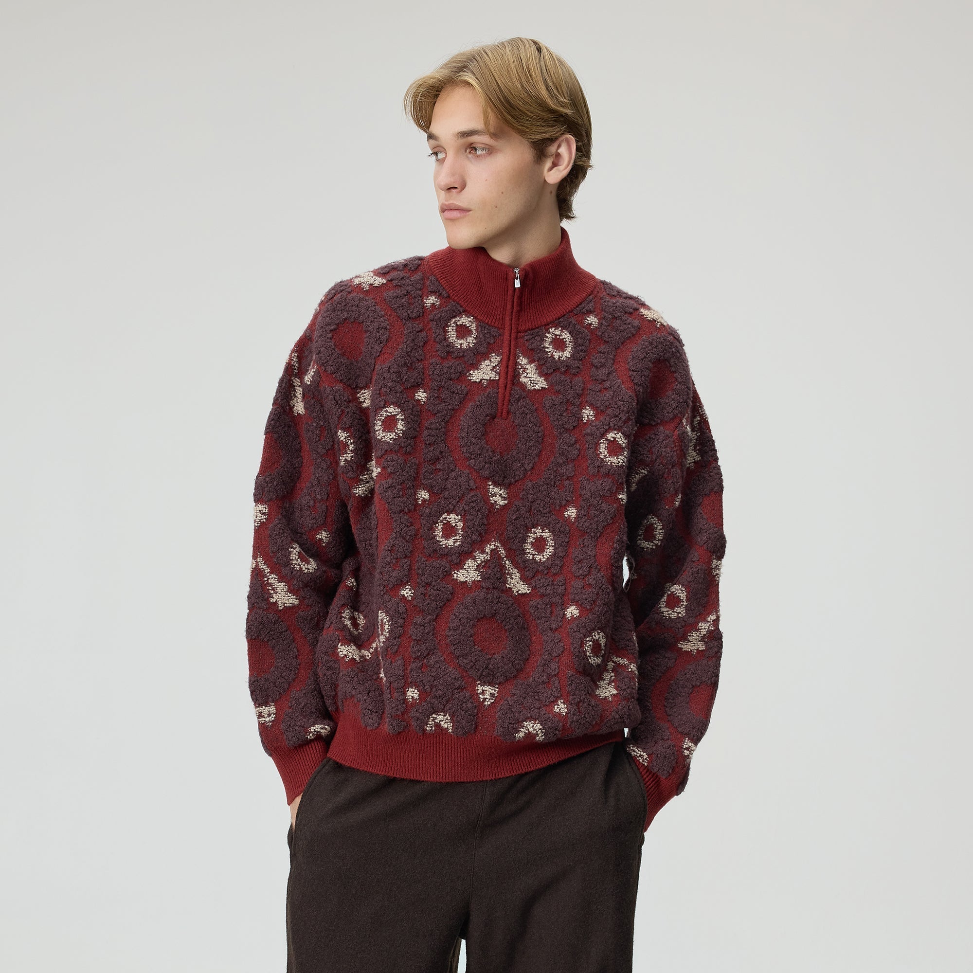 Kith Winter Vine Wyona Quarter Zip - Rhone