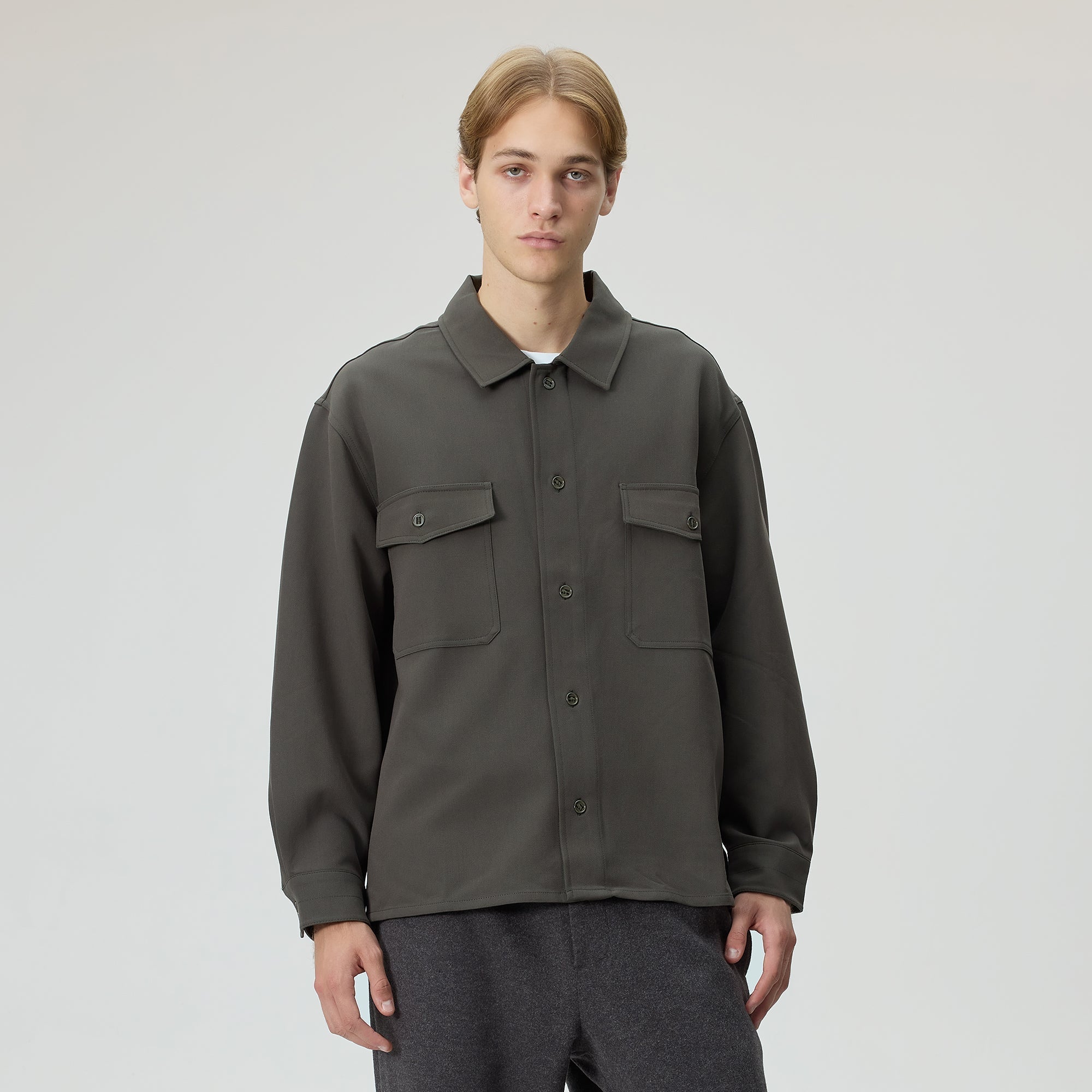 Kith Midweight Double Weave Ace Shirt - Cypress