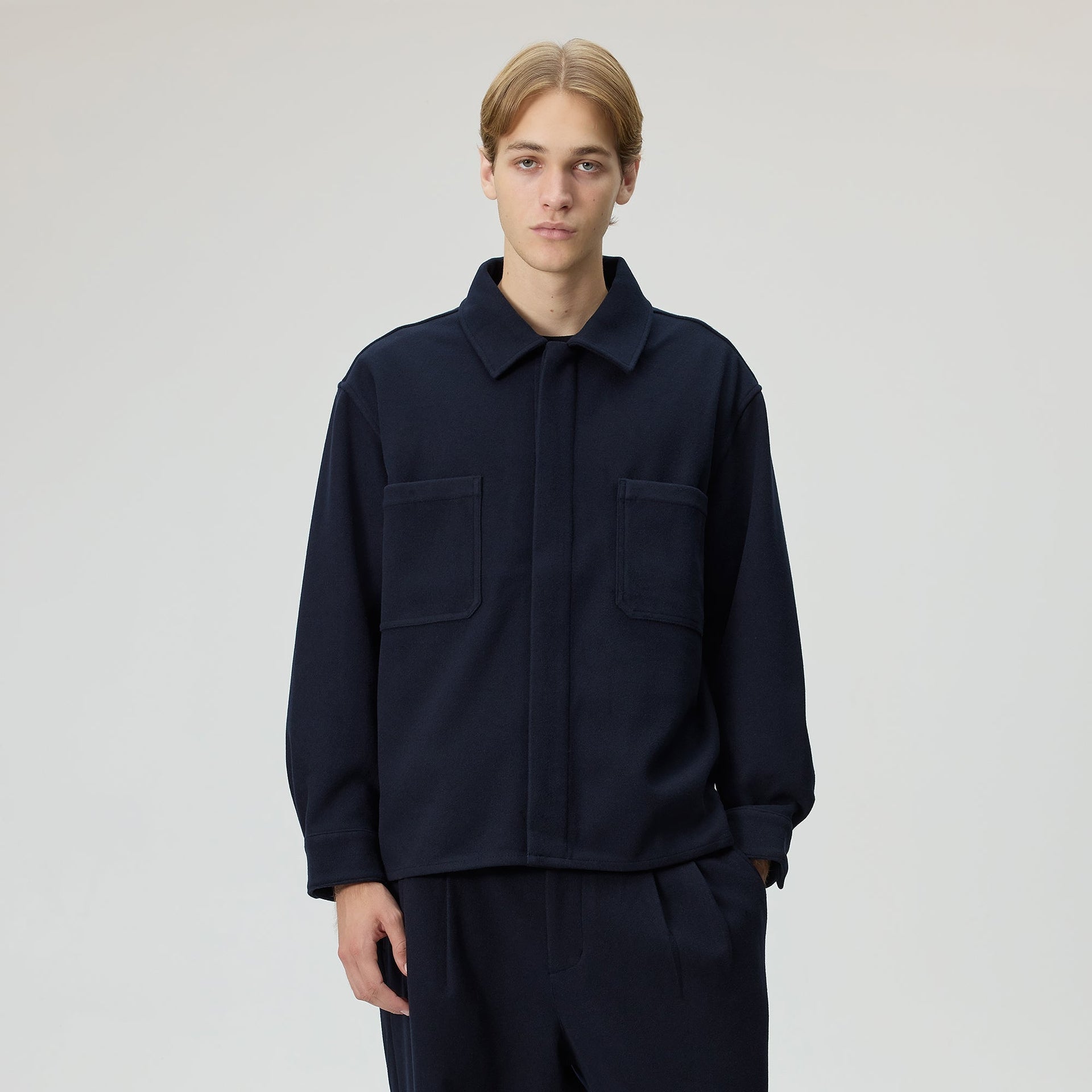 Kith Felted Jersey Ace Shirt - Ink - PH