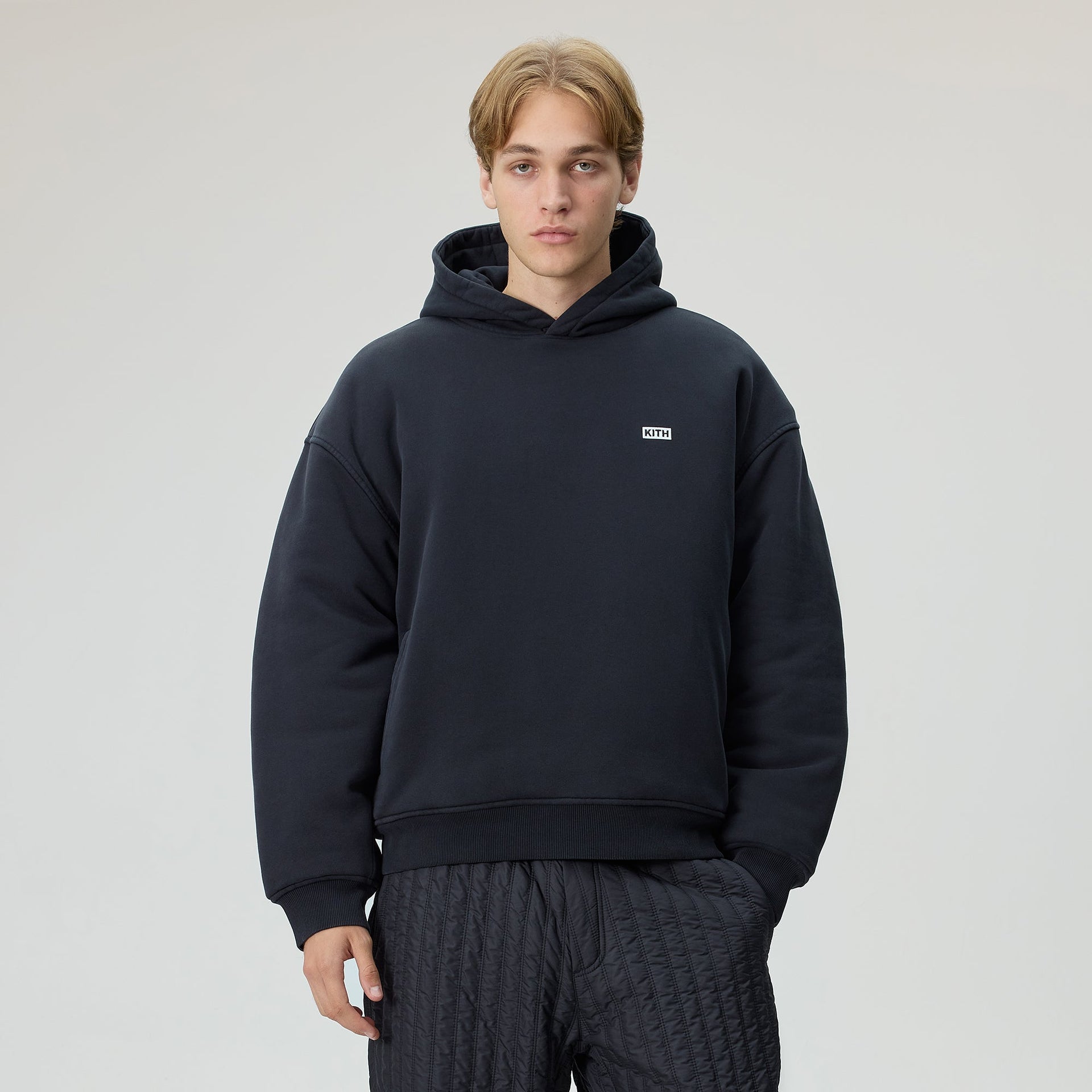 Kith Puffed Fleece Pullover - Black - PH