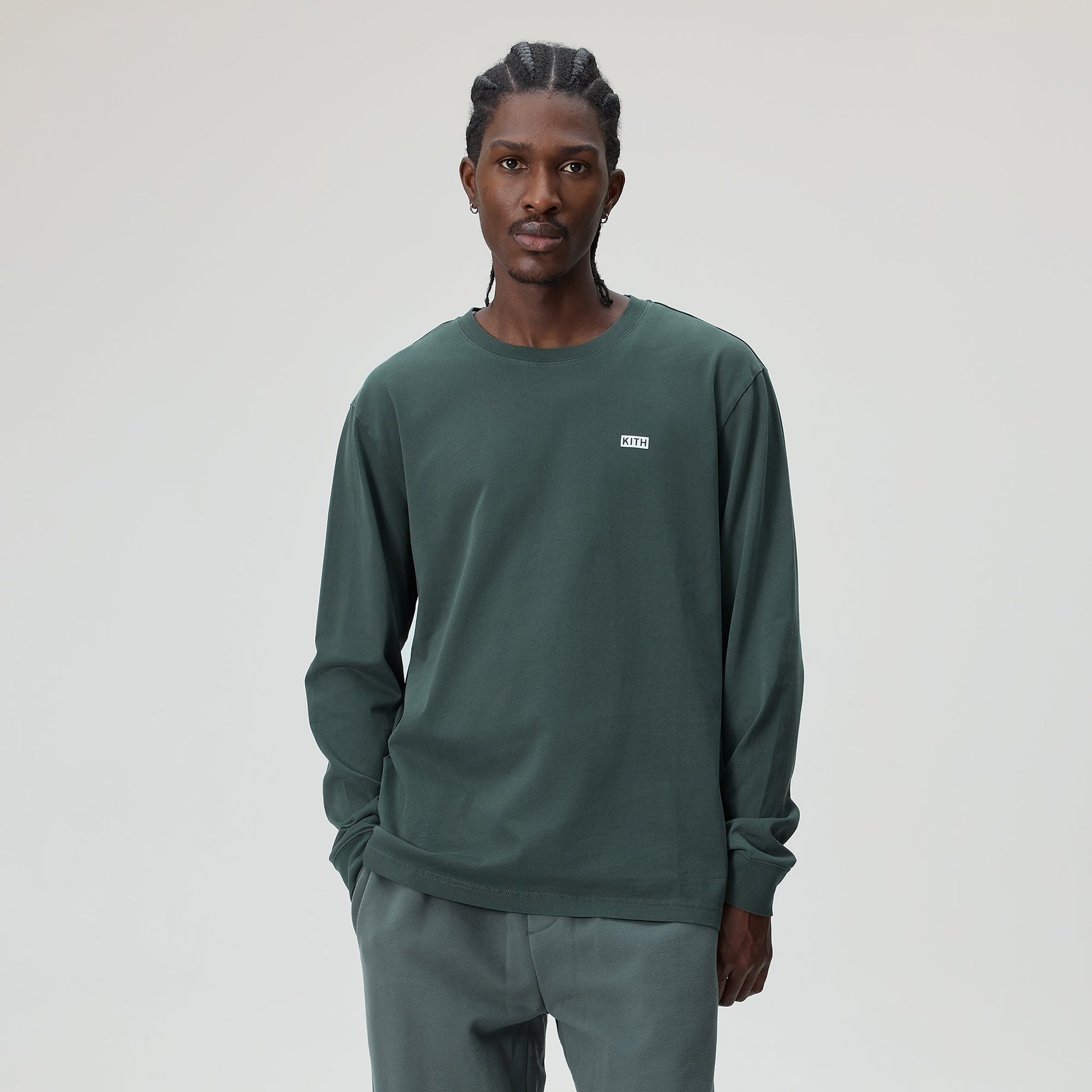 Kith Long Sleeve LAX Tee - Taiga - PH