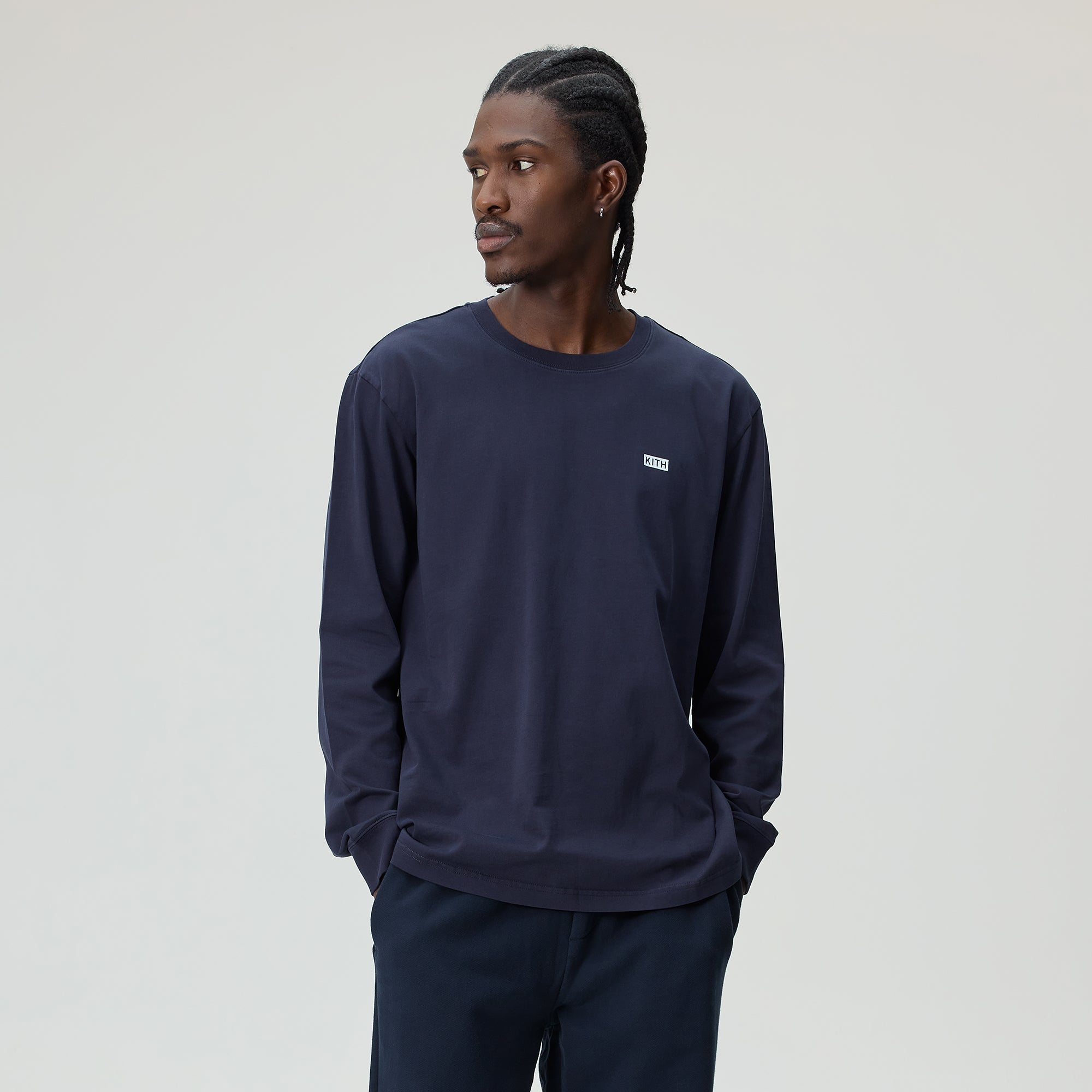 Kith Long Sleeve LAX Tee - Ink