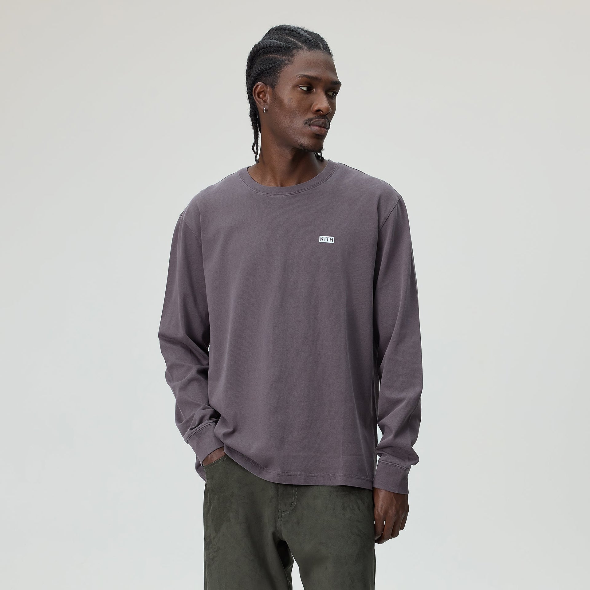 Kith Long Sleeve LAX Tee - Thunder - PH