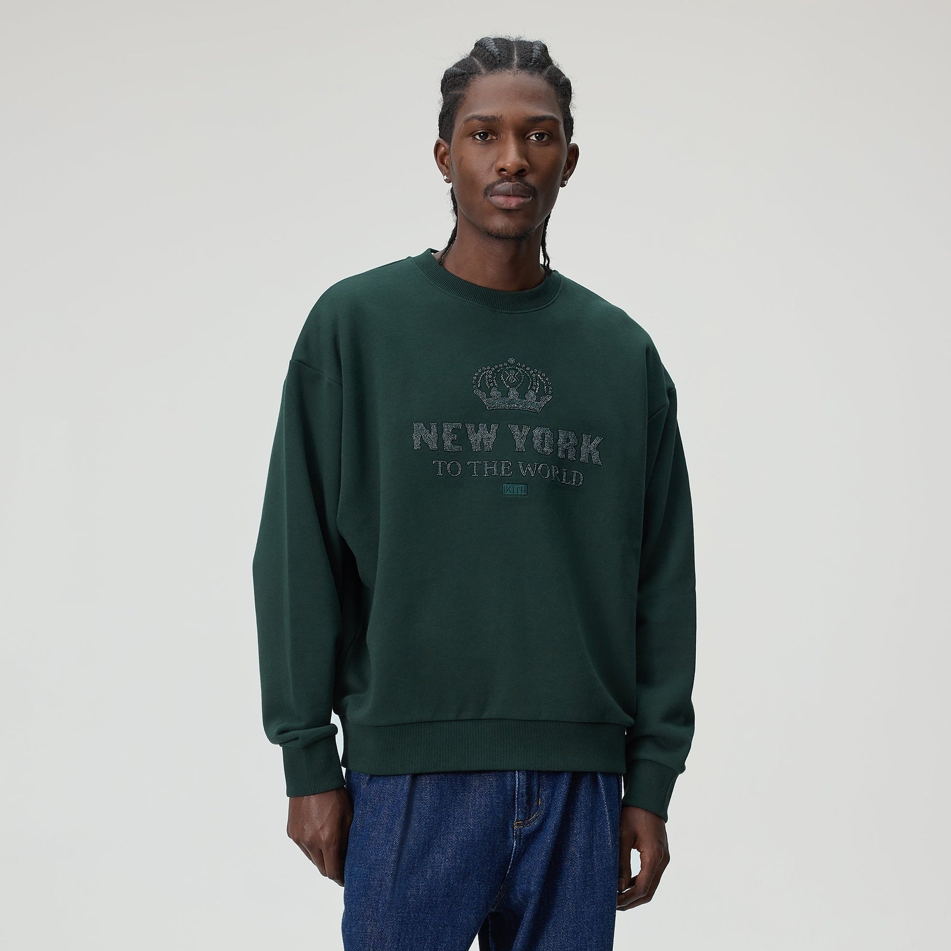 Kith New York To The World Crown Crewneck - Stadium - PH