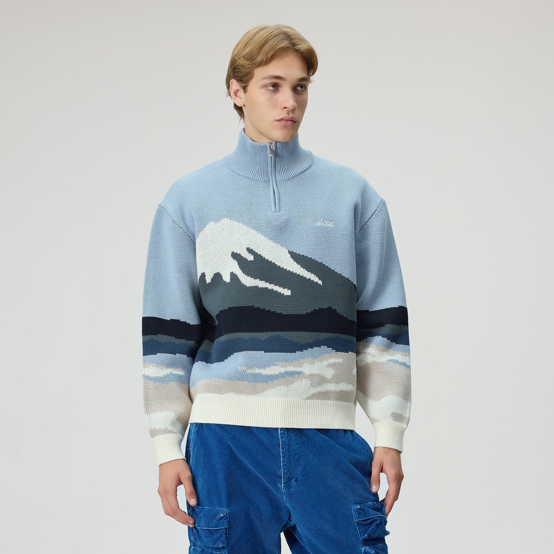Kith Scenic Wyona Quarter Zip Sweater - Kindred - PH