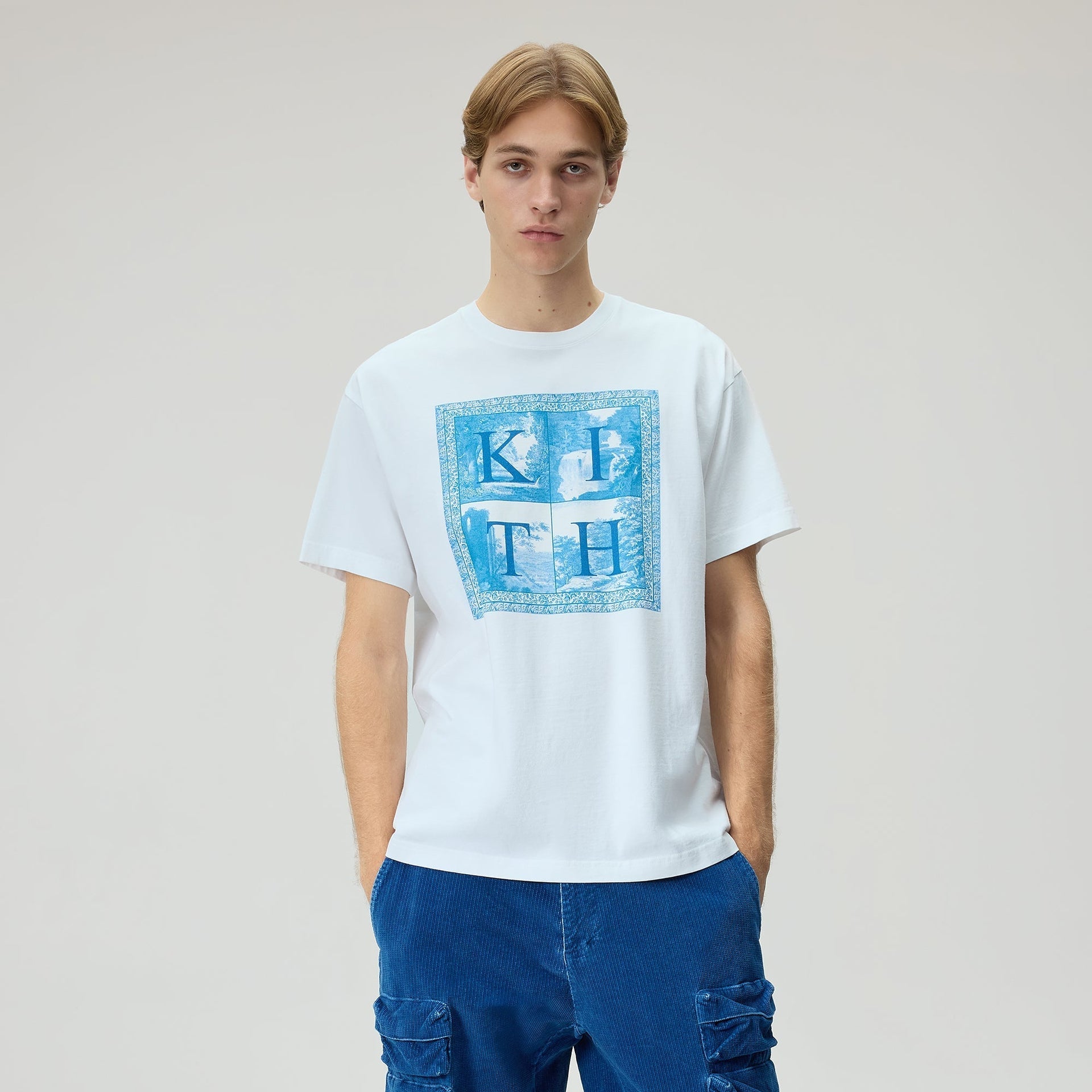 Kith Engraving Vintage Tee - White - PH