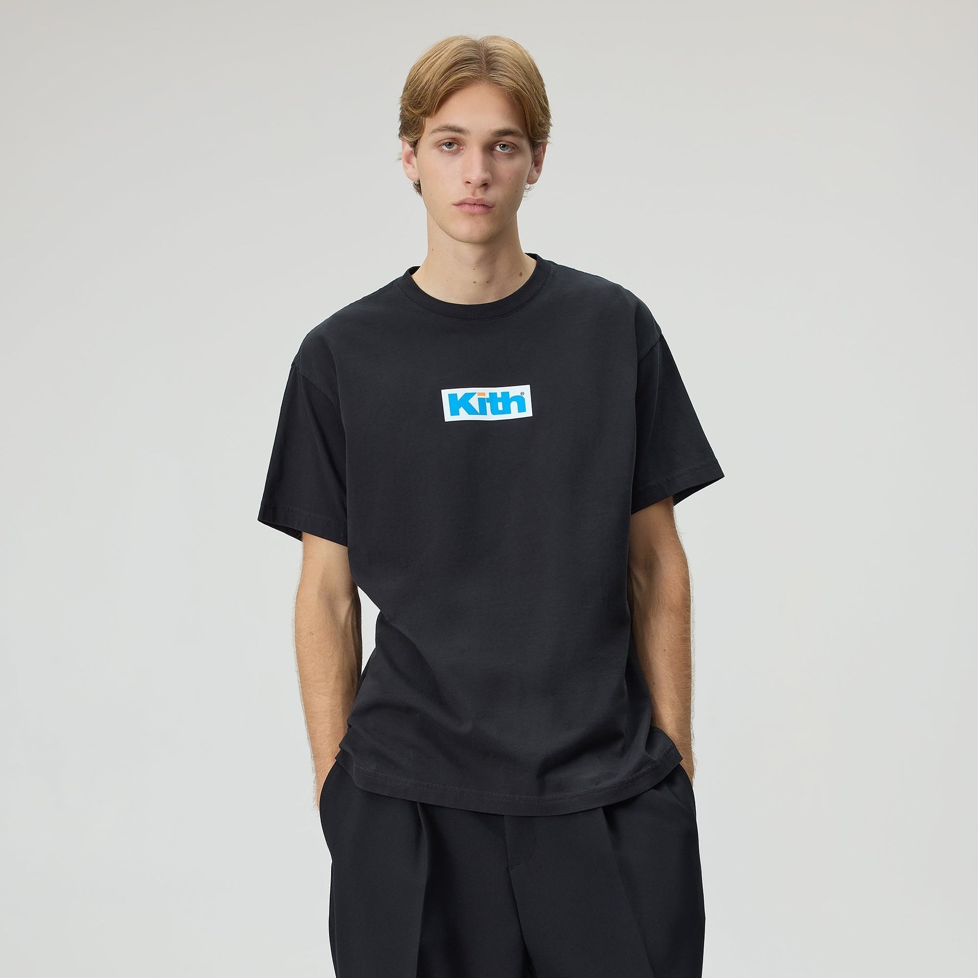 Kith Retro Logo Tee - Black - PH