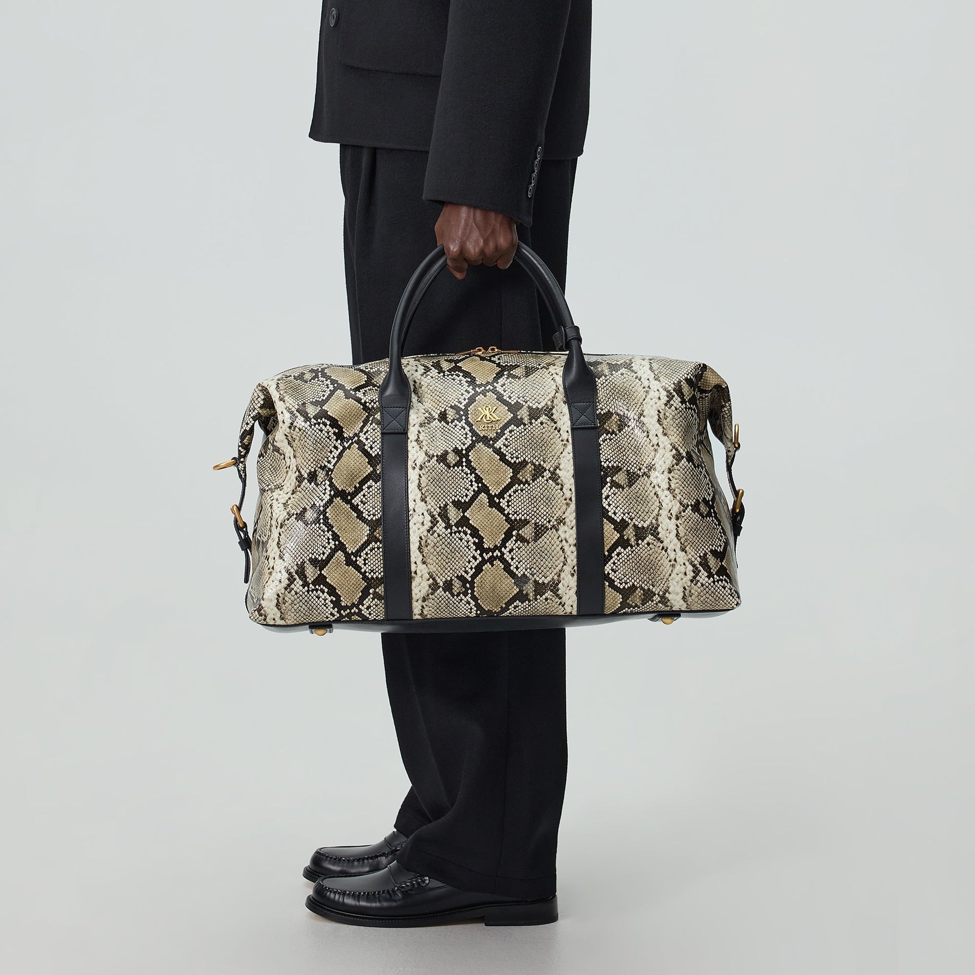 Kith Printed Python Duffle Bag - Concrete - PH