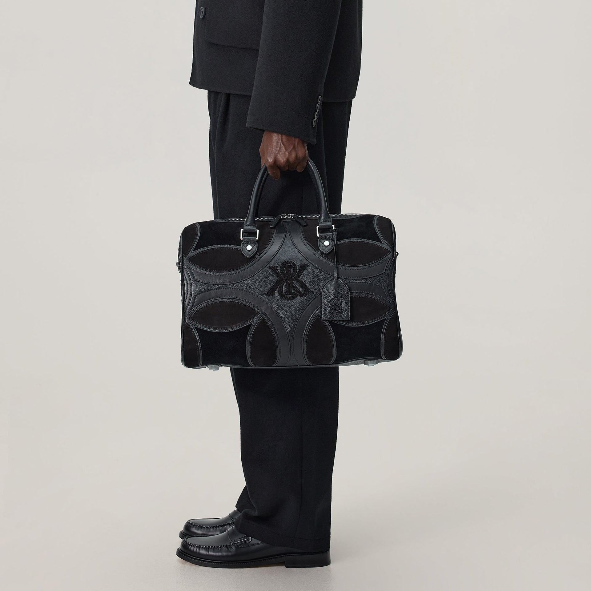 Kith Tile Applique Traveler K40 Bag - Black - PH