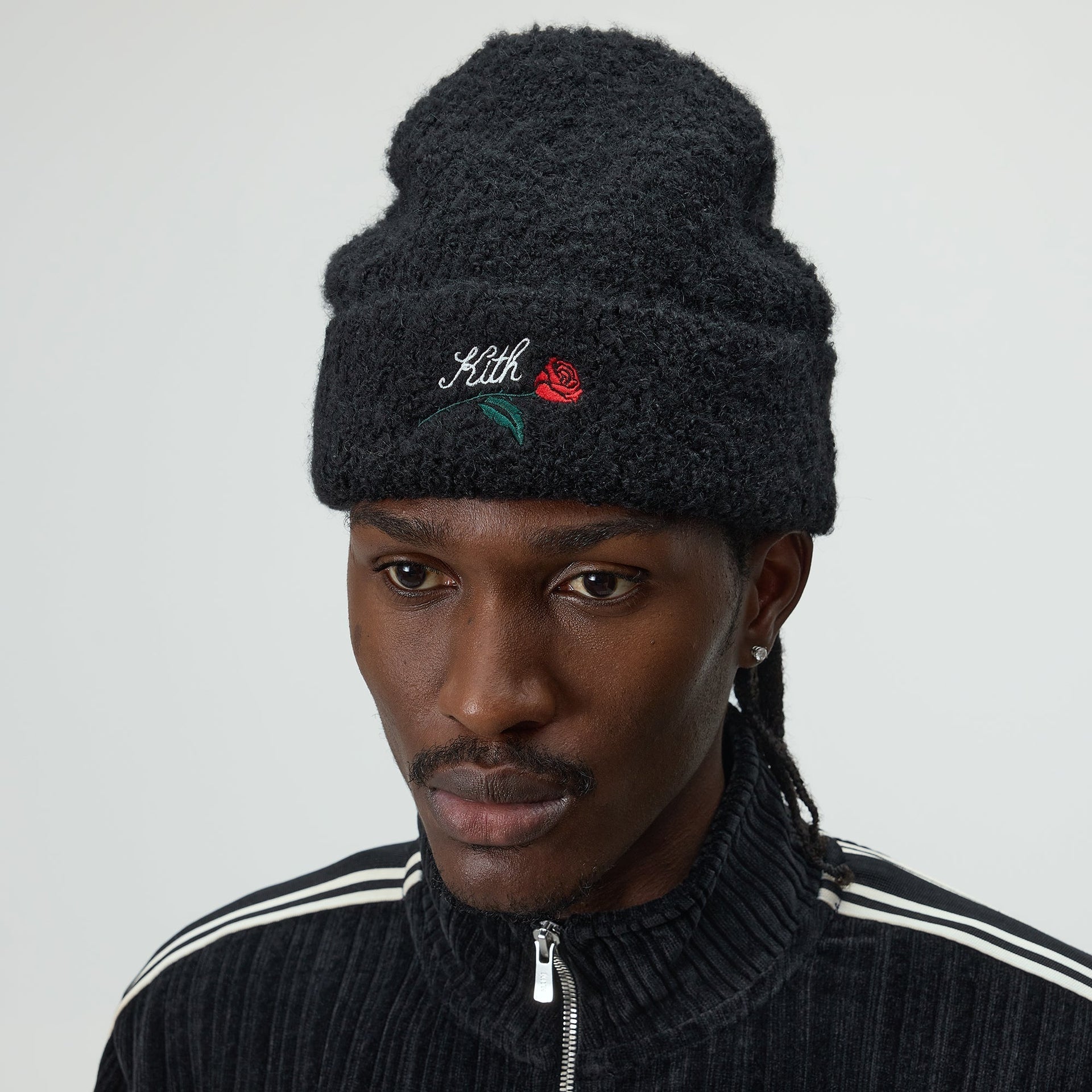 Kith Boucle Yarn Mia Beanie - Black - PH