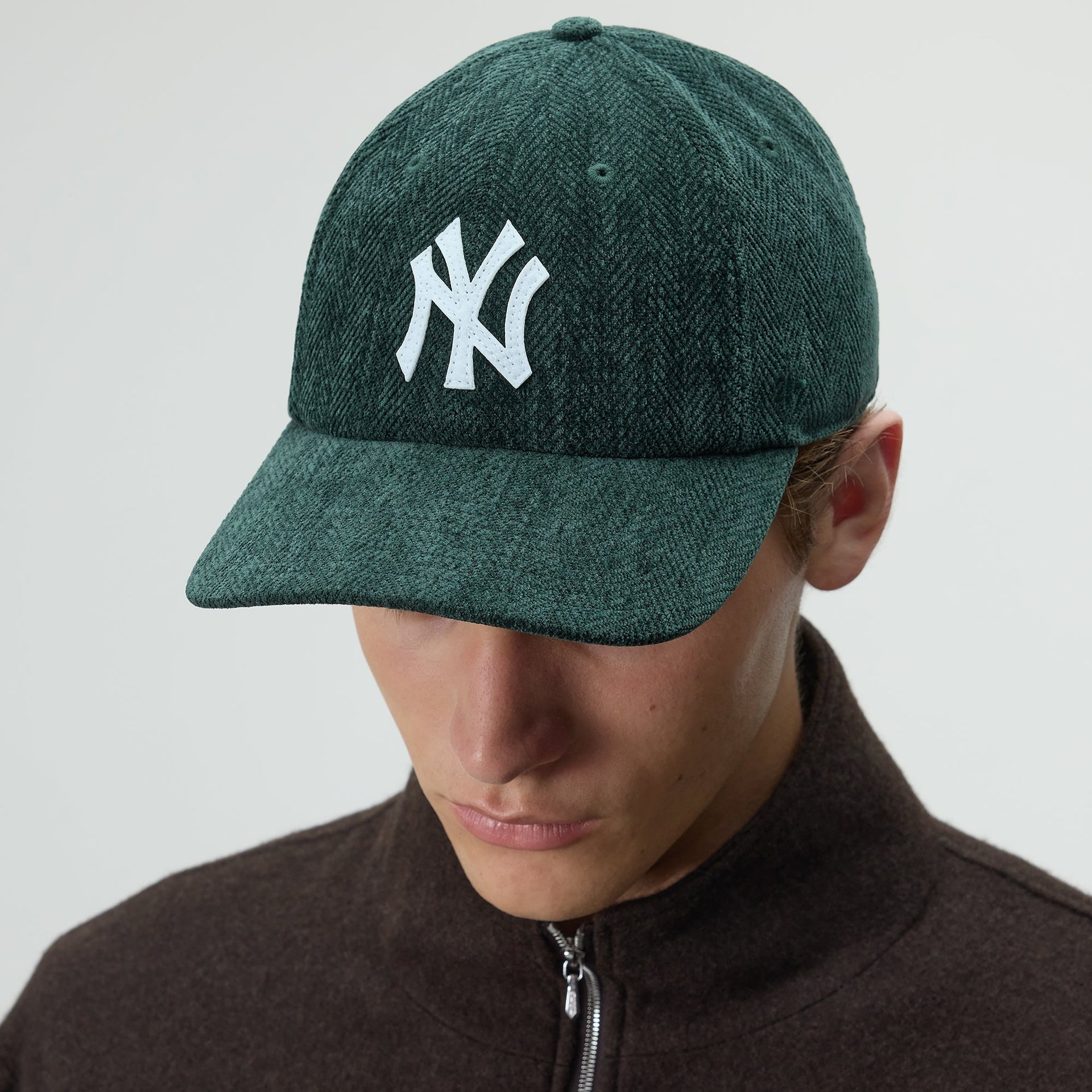 Kith & '47 for the New York Yankees Herringbone Velour Hitch Classic Cap - Stadium - PH
