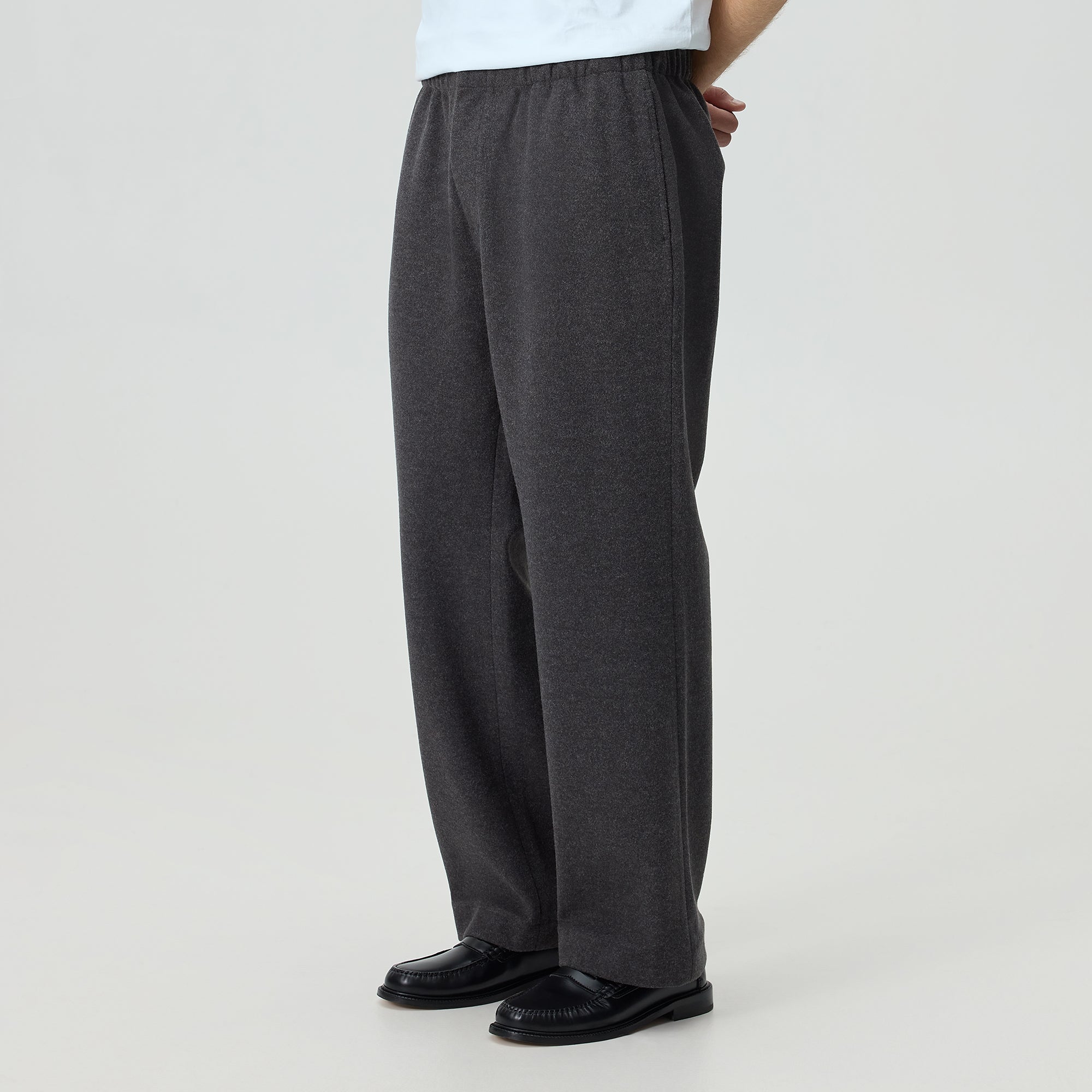 kith パンツ Kith Felted Jersey Bentley Pant - Heather Charcoal