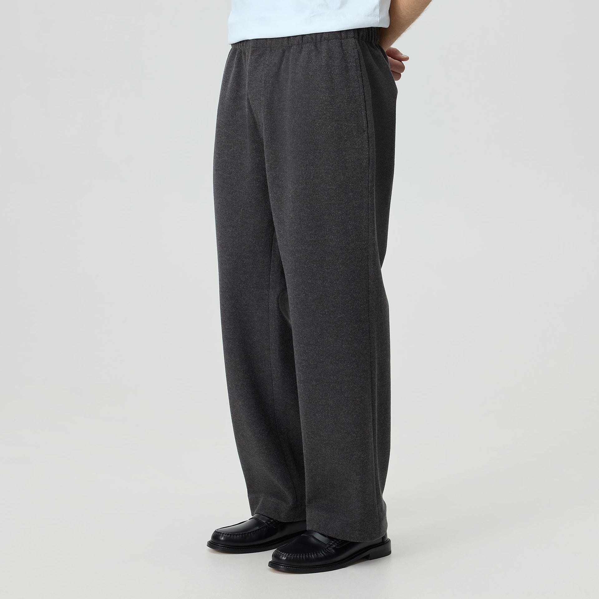 Kith Felted Jersey Bentley Pant - Heather Charcoal - PH