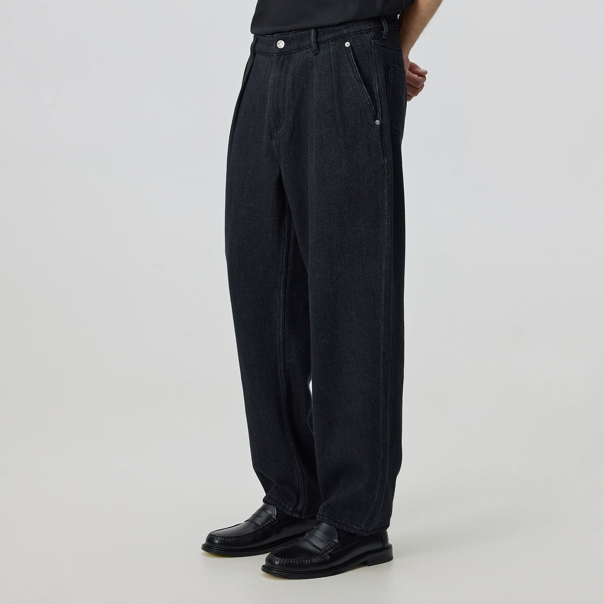 &Kin Brett Pleated Taper - Ryder Wash - PH