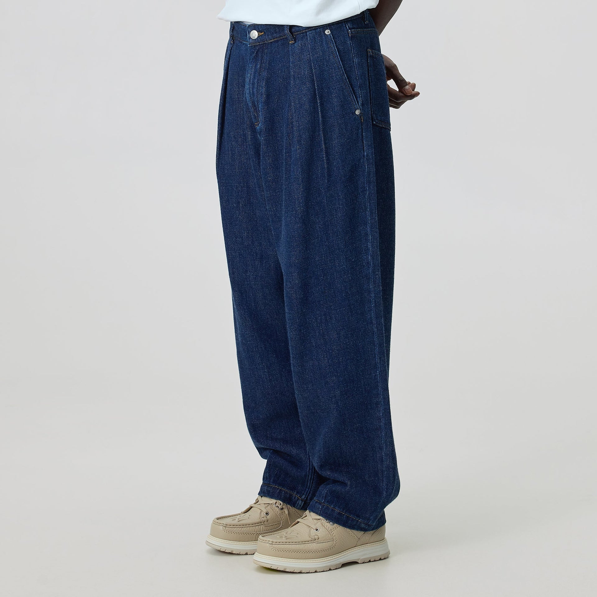 &Kin Brett Pleated Taper - Savin Wash - PH