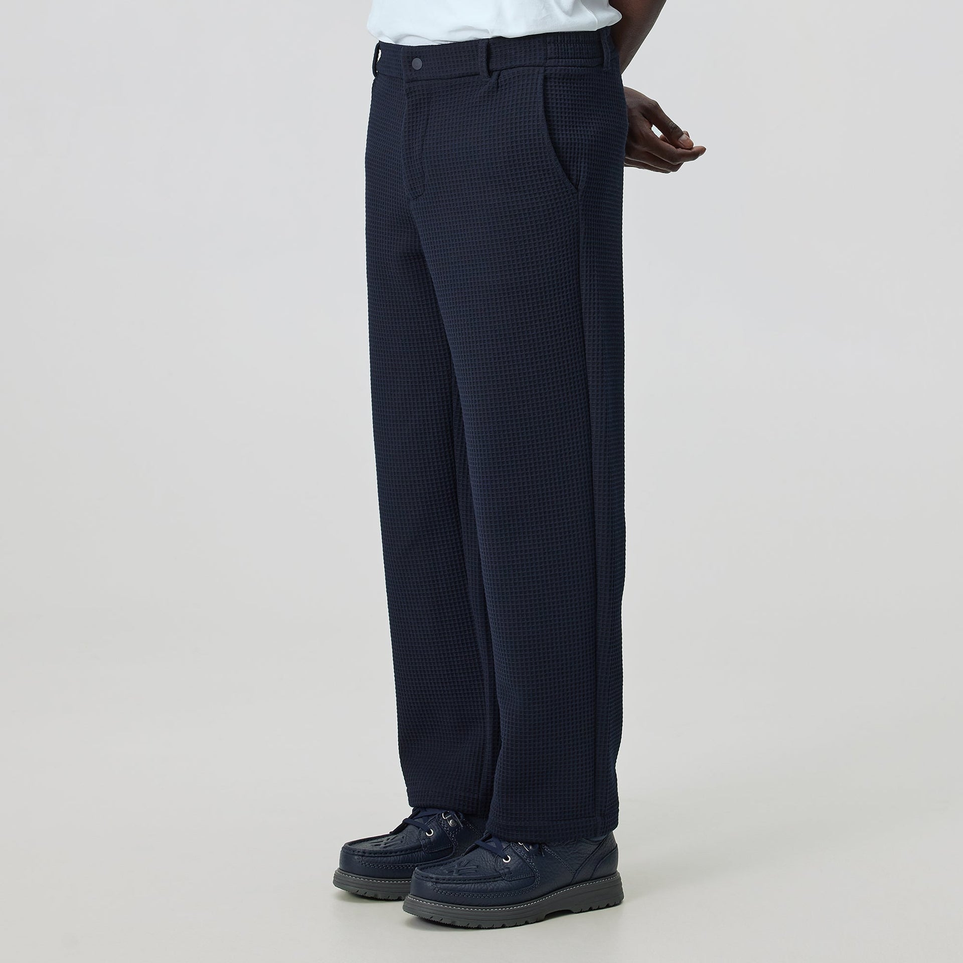 &Kin Check Jersey Garrison Pant - Aphotic - PH
