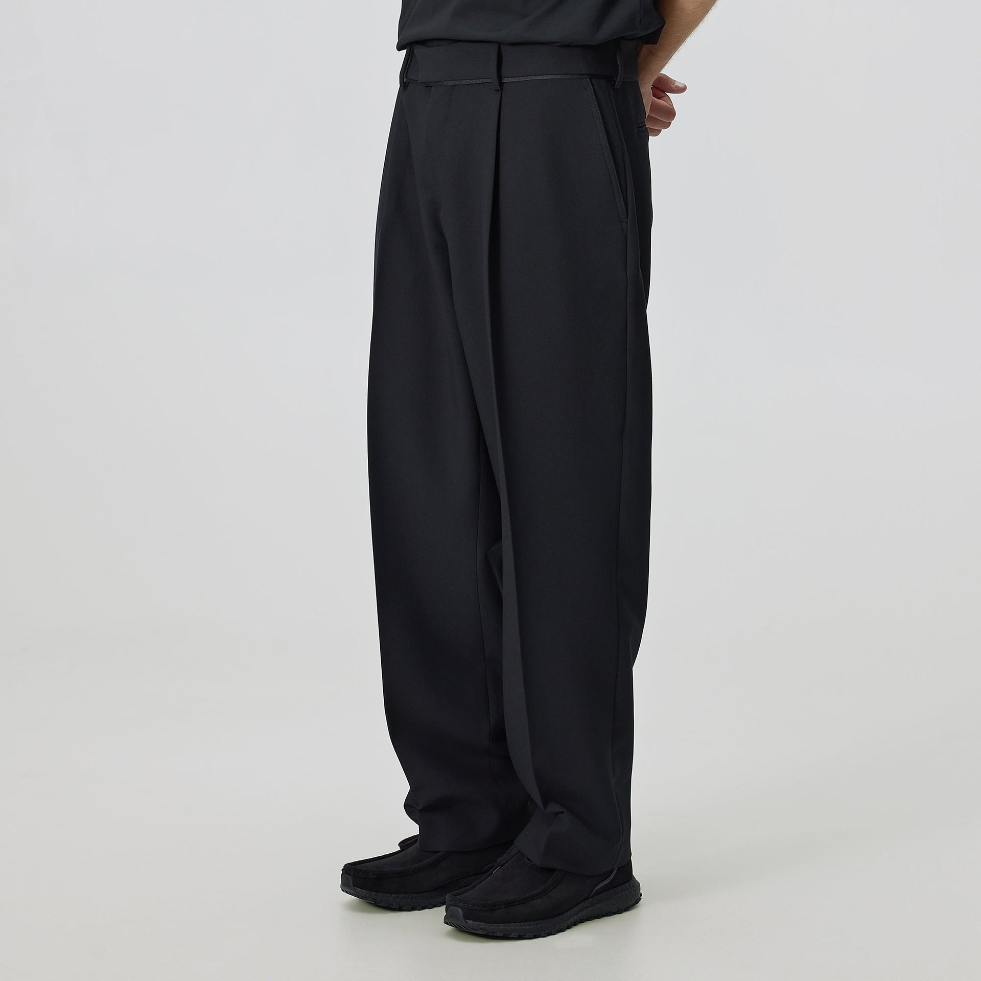 Kith Midweight Double Weave Crosby Trouser - Black - PH