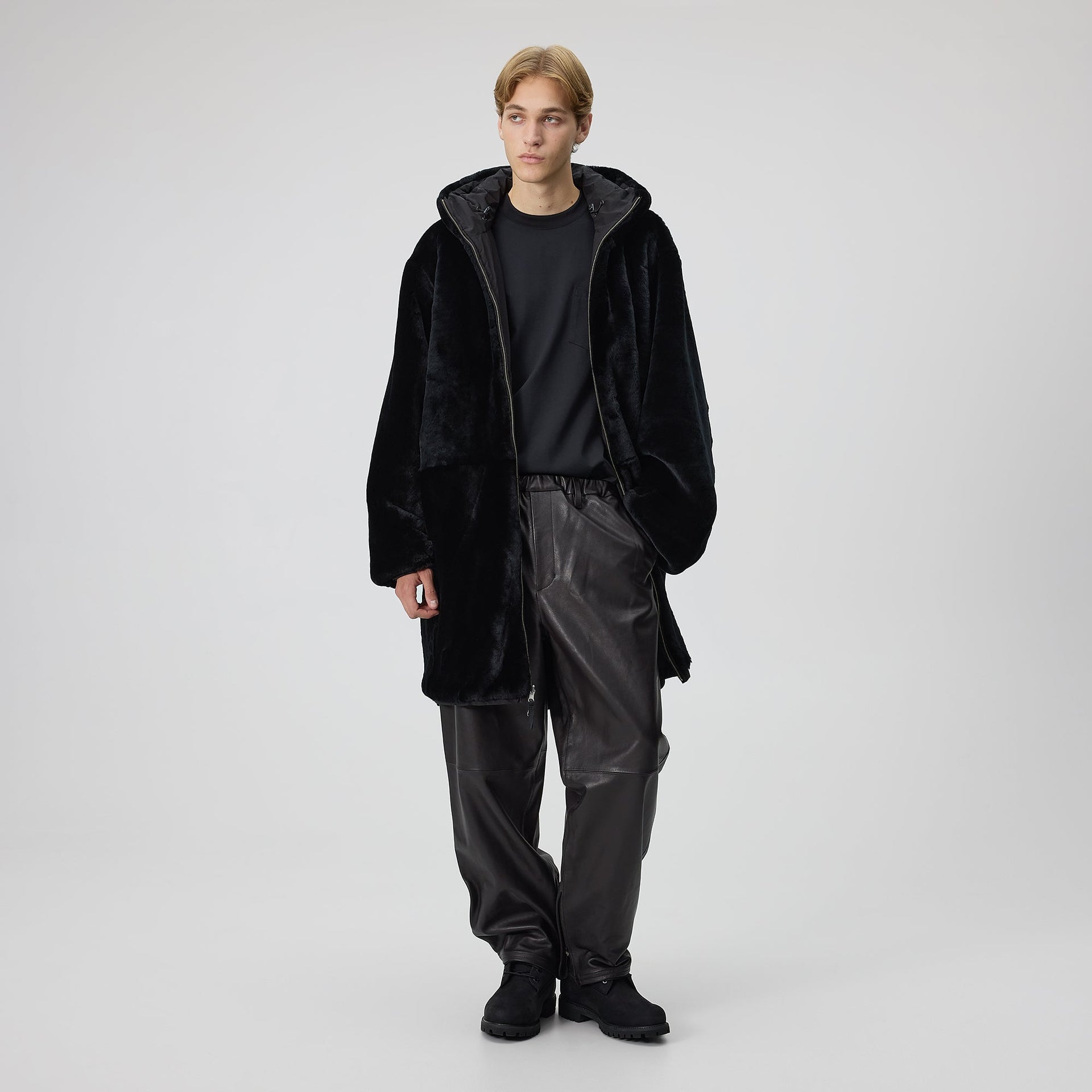 Kith 101 for ssstein Mouton Inner Reversible Parka - Black - PH
