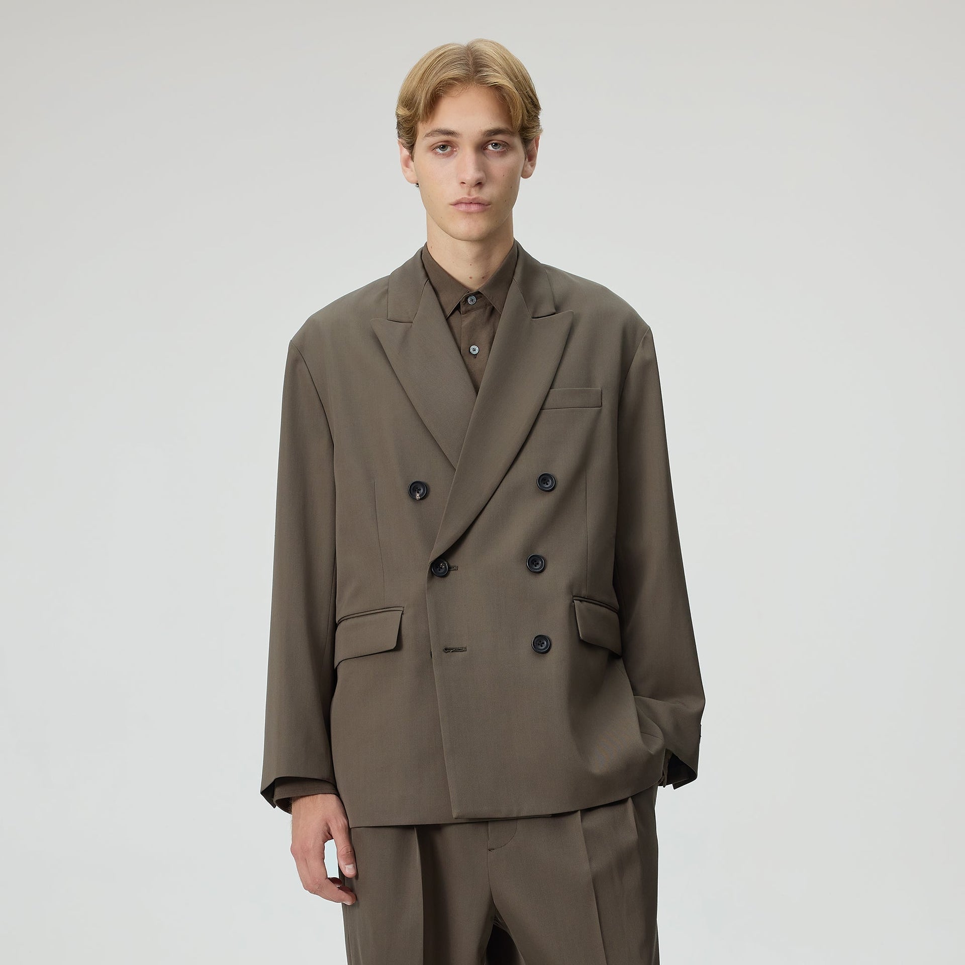 Kith 101 for ssstein Oversized Double Breasted Blazer - Everglades - PH