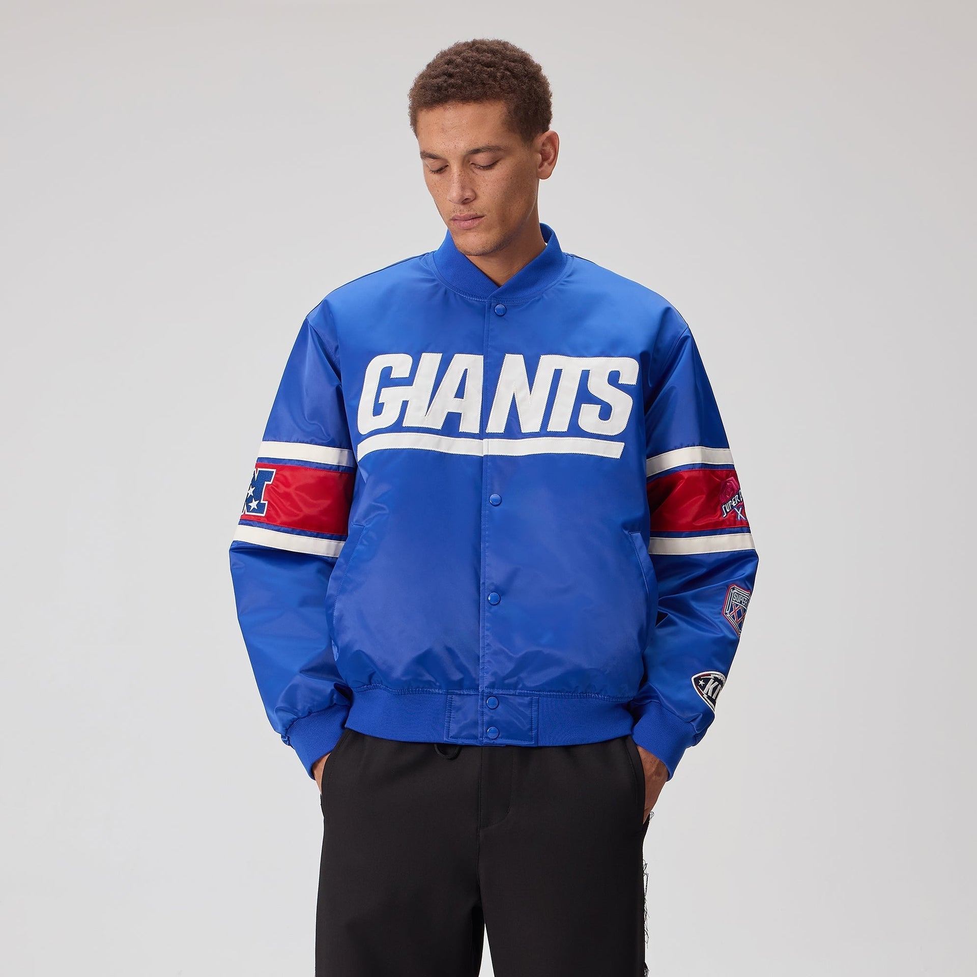 Kith for the NFL New York Giants Satin Bomber Jacket - Current - PH
