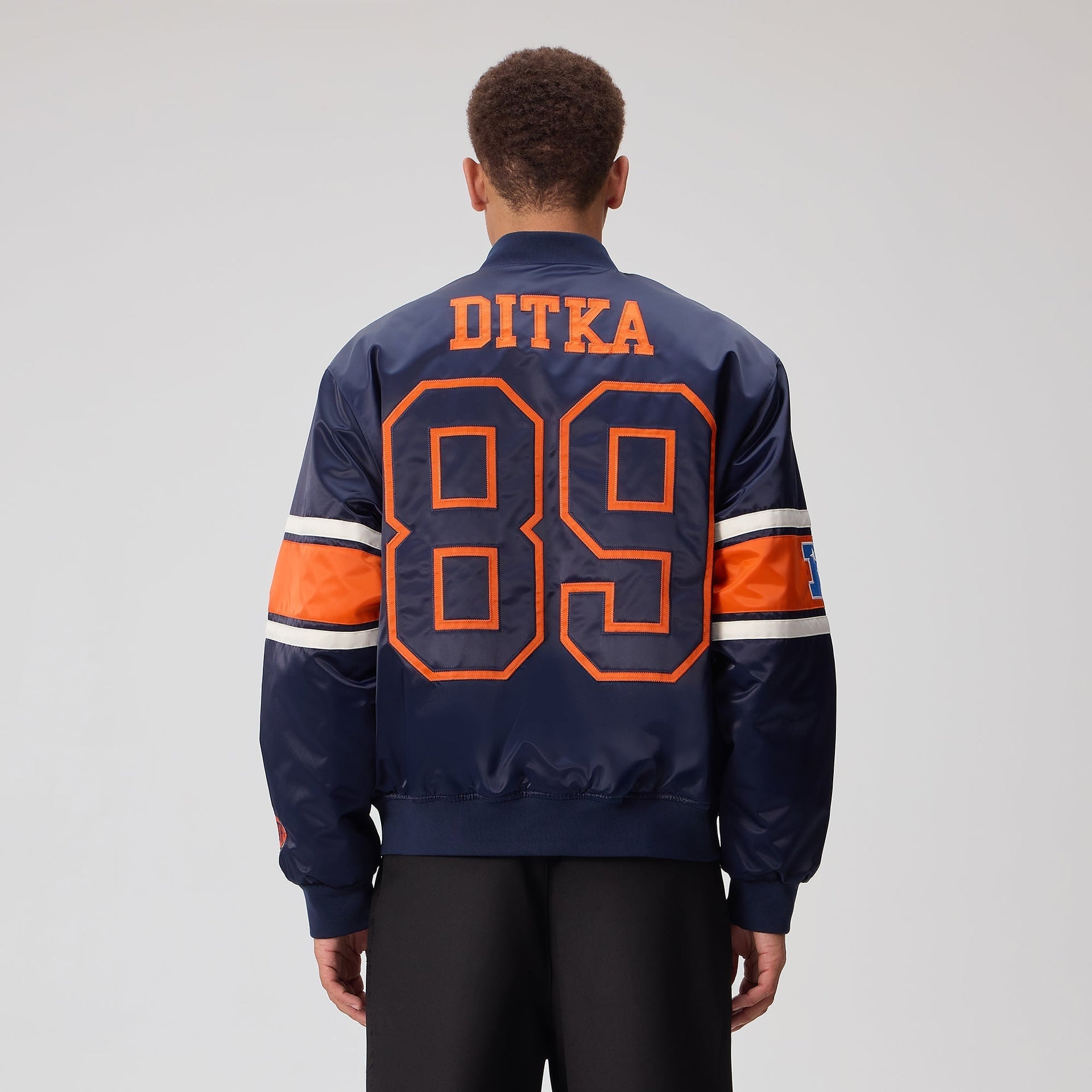 Kith for the NFL Chicago Bears Satin Bomber Jacket - Nocturnal - PH