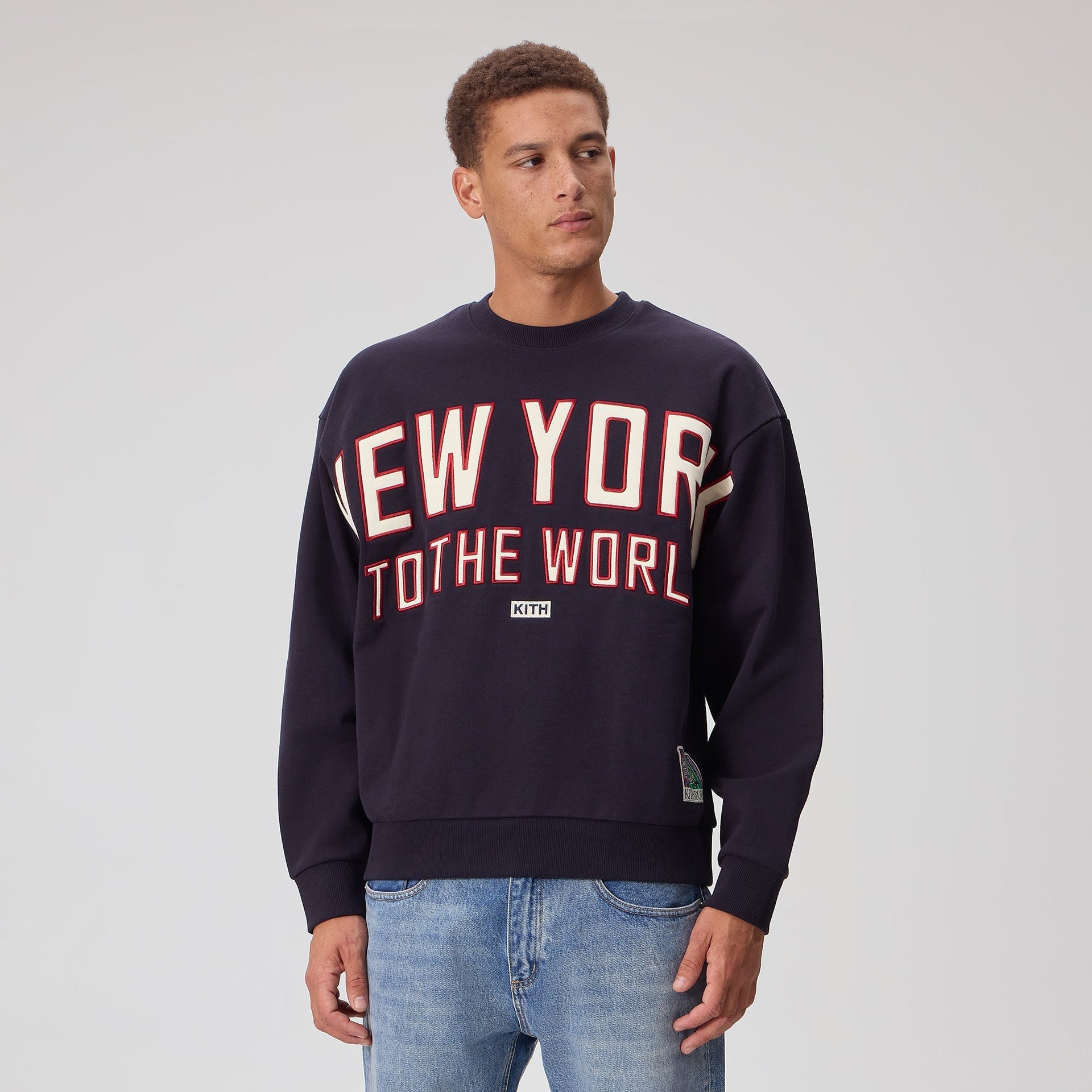 Kith for the NFL New York Giants Victory Vintage Nelson Crewneck - Ink - PH
