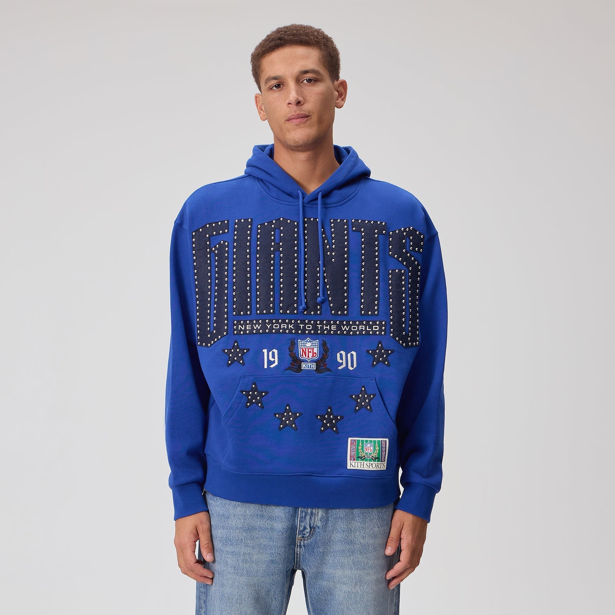Kith for the NFL New York Giants Stars Vintage Hoodie