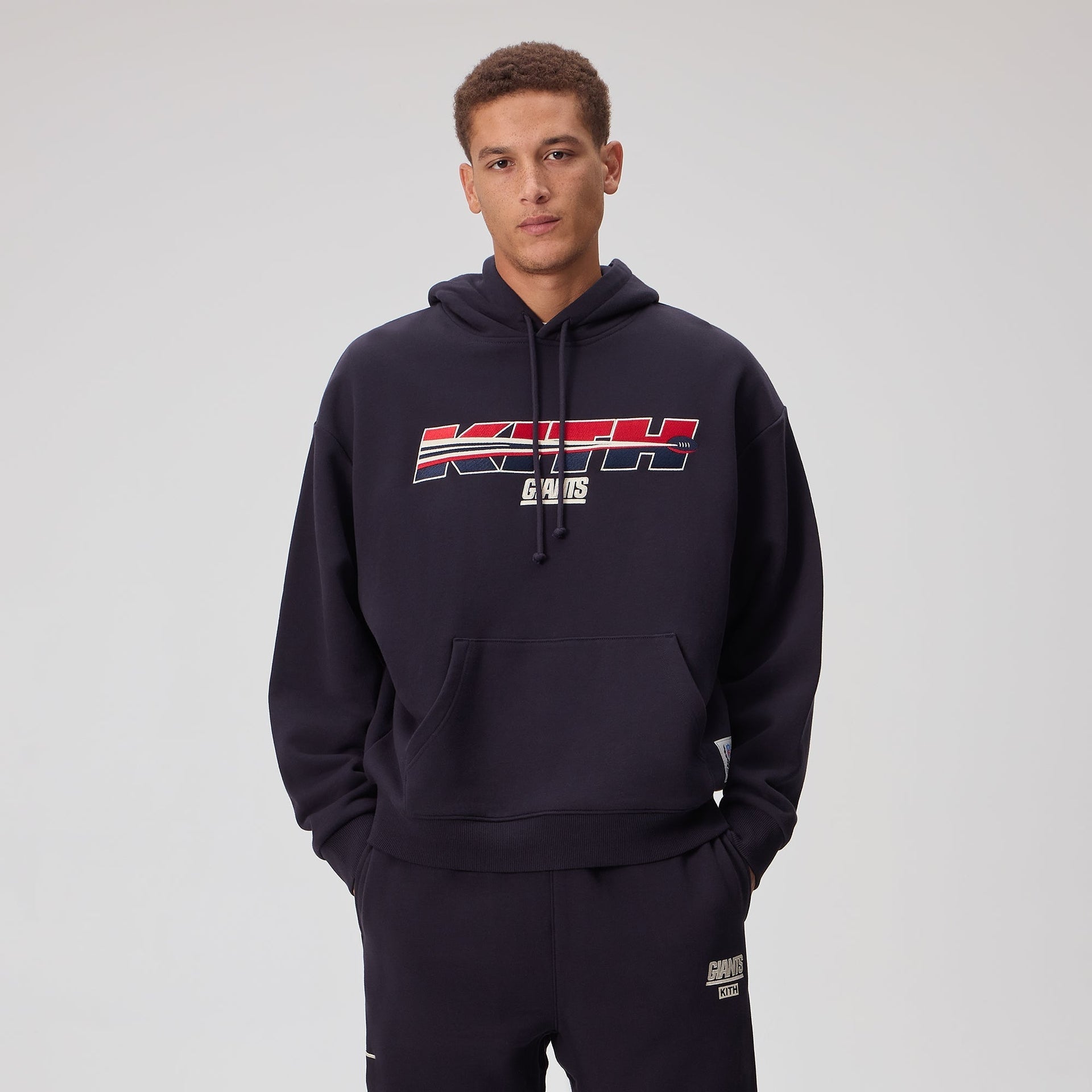 Kith for the NFL New York Giants Vintage Nelson Hoodie - Ink - PH