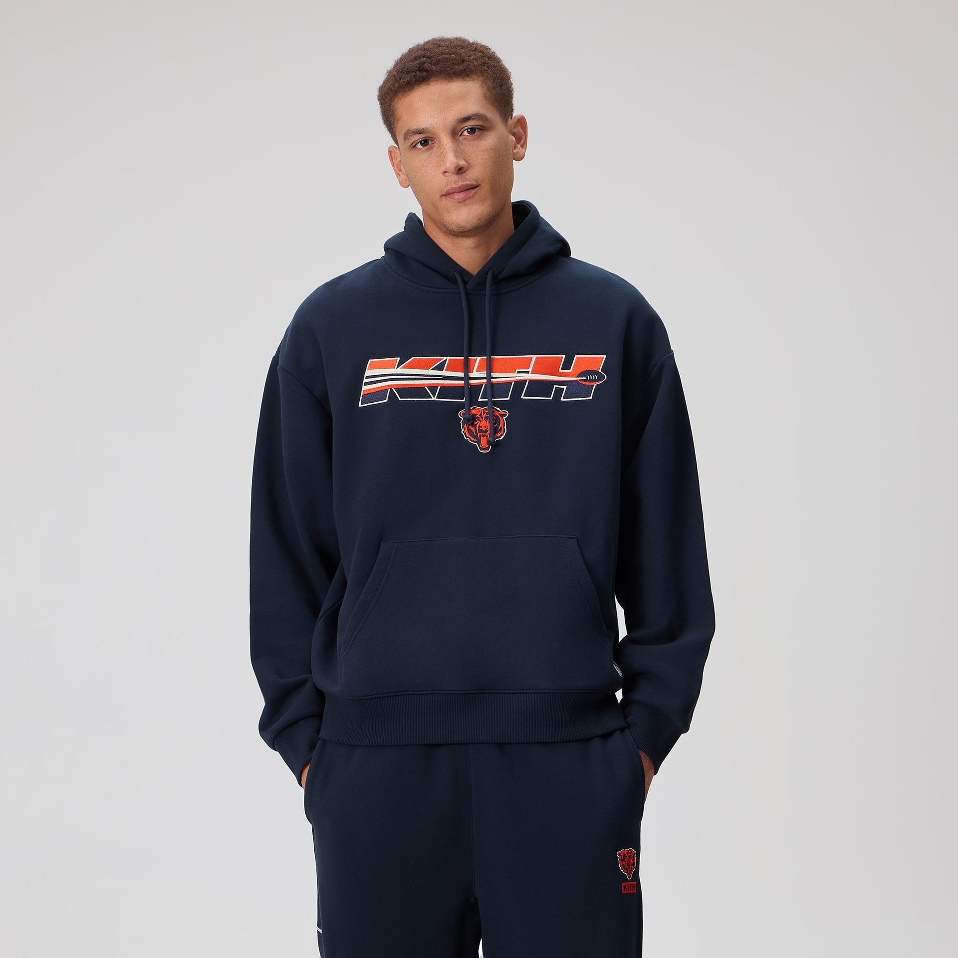 Kith for the NFL Chicago Bears Vintage Nelson Hoodie - Nocturnal - PH