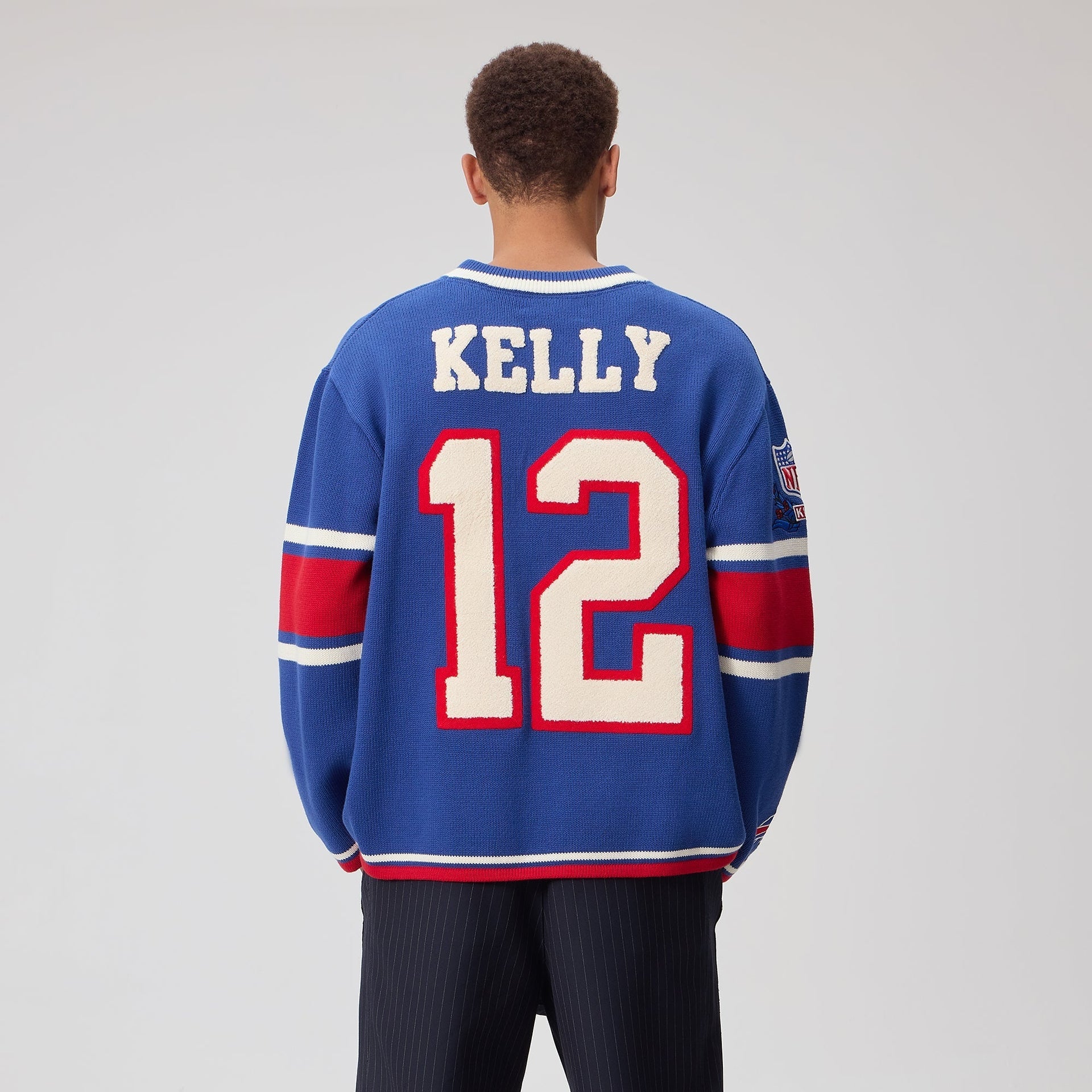 Kith for the NFL Buffalo Bills V-Neck Beau Knit Sweater - Current - PH