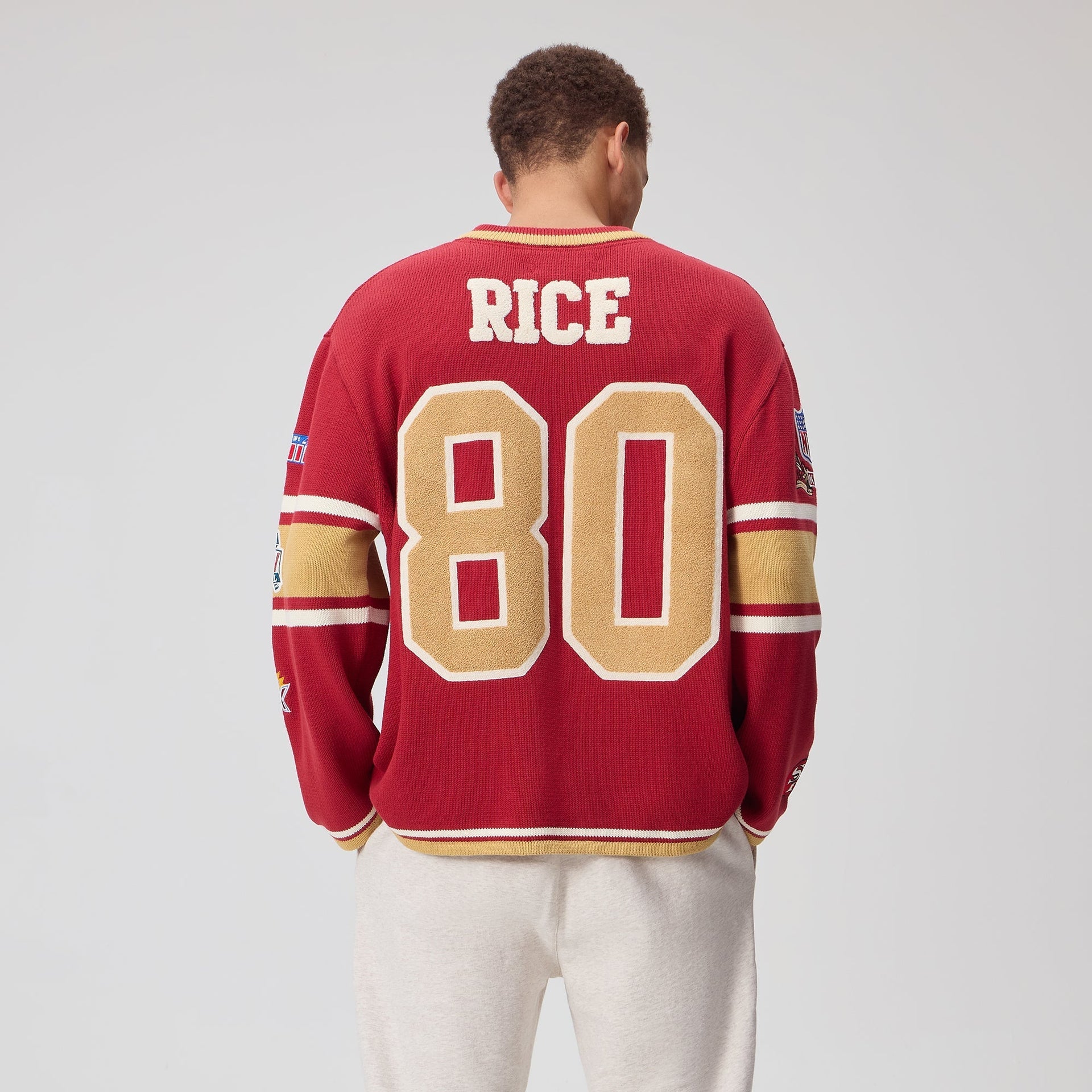 Kith for the NFL San Francisco 49ers V-neck Beau Knit Sweater - Present - PH